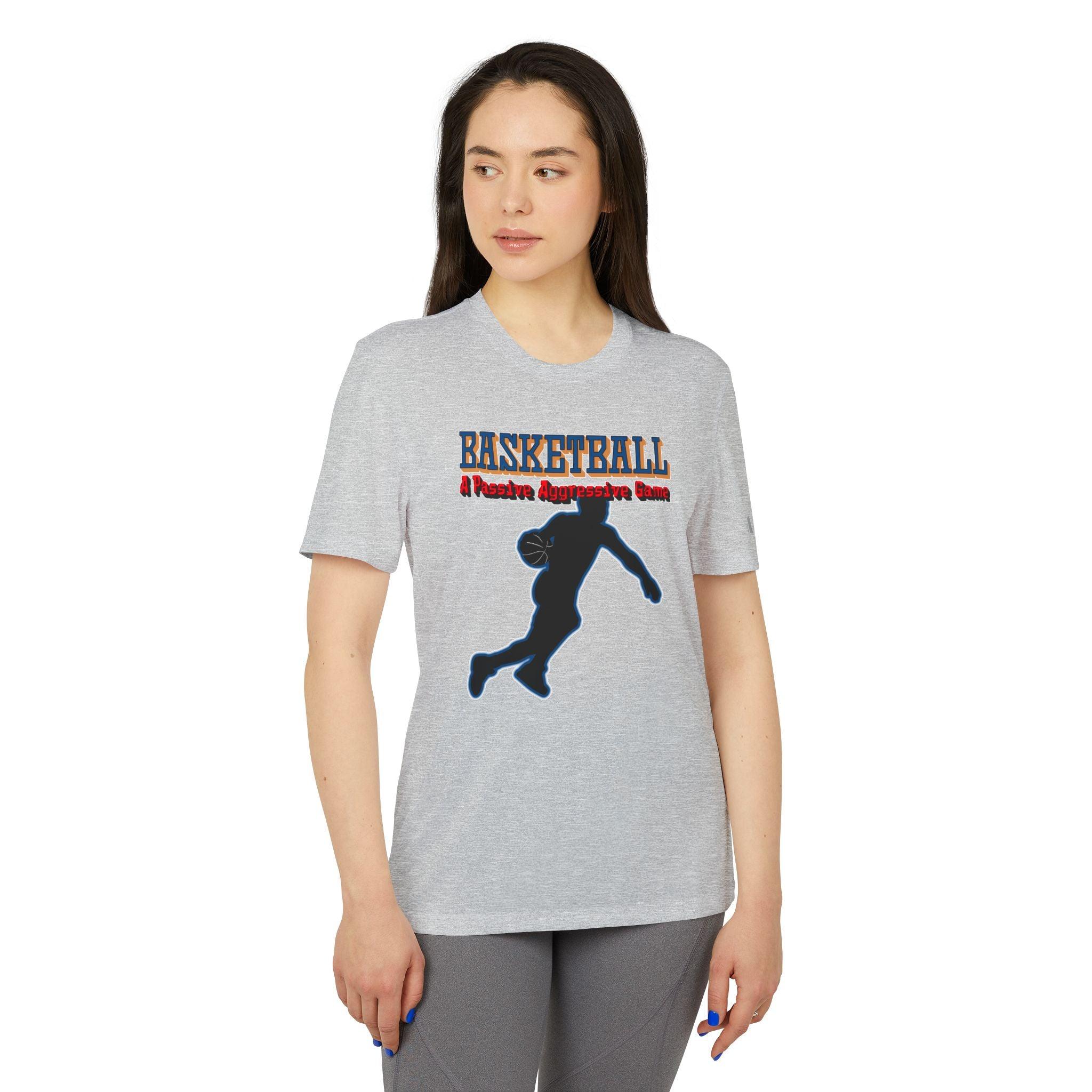 Basketball A Passive Aggressive Game - adidas® Unisex Sport T-shirt