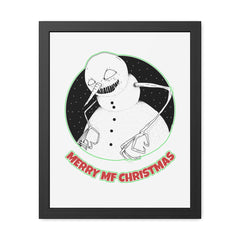 Merry MF Christmas - Framed Poster