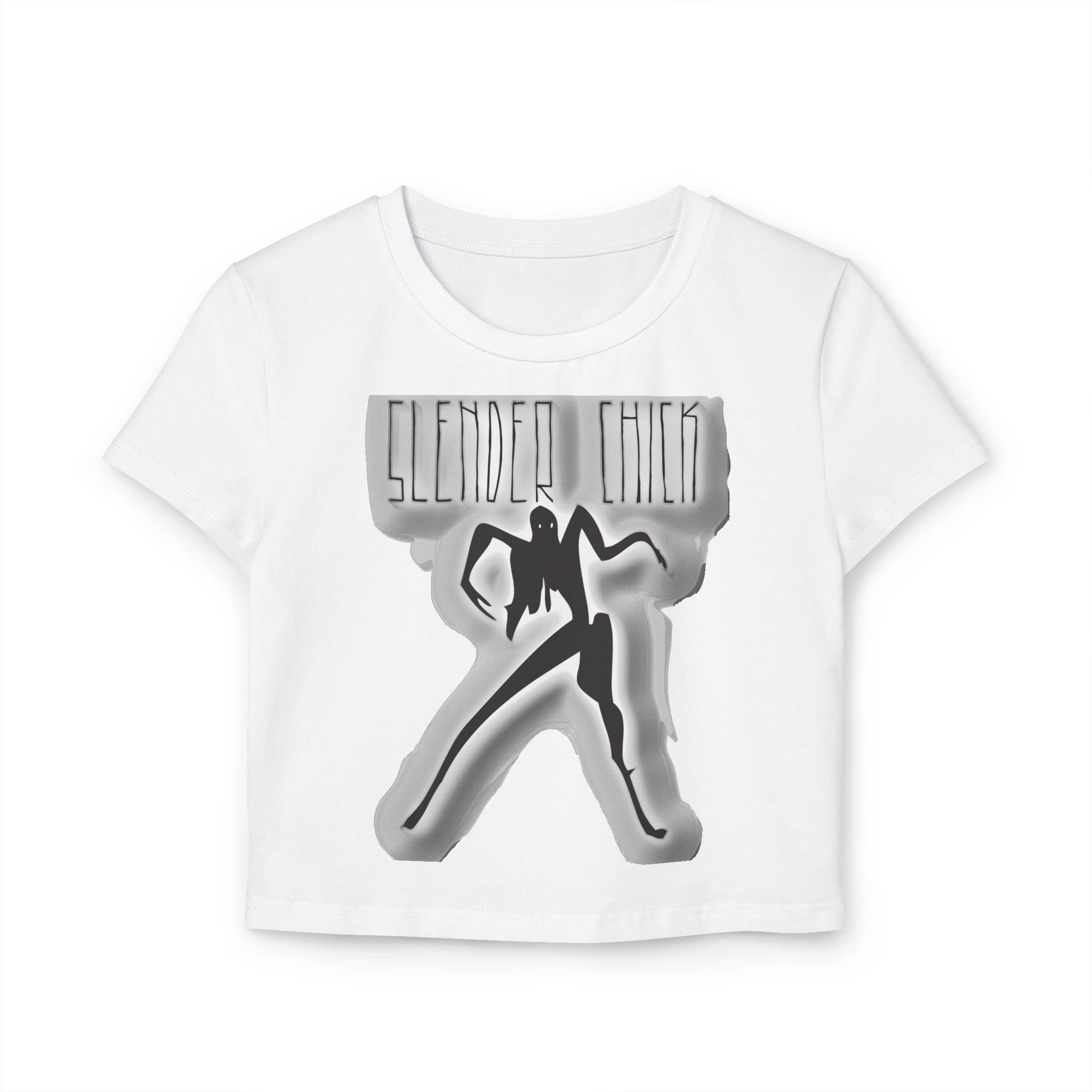 Slender Chick - Women's Baby Tee - Witty Twisters Fashions