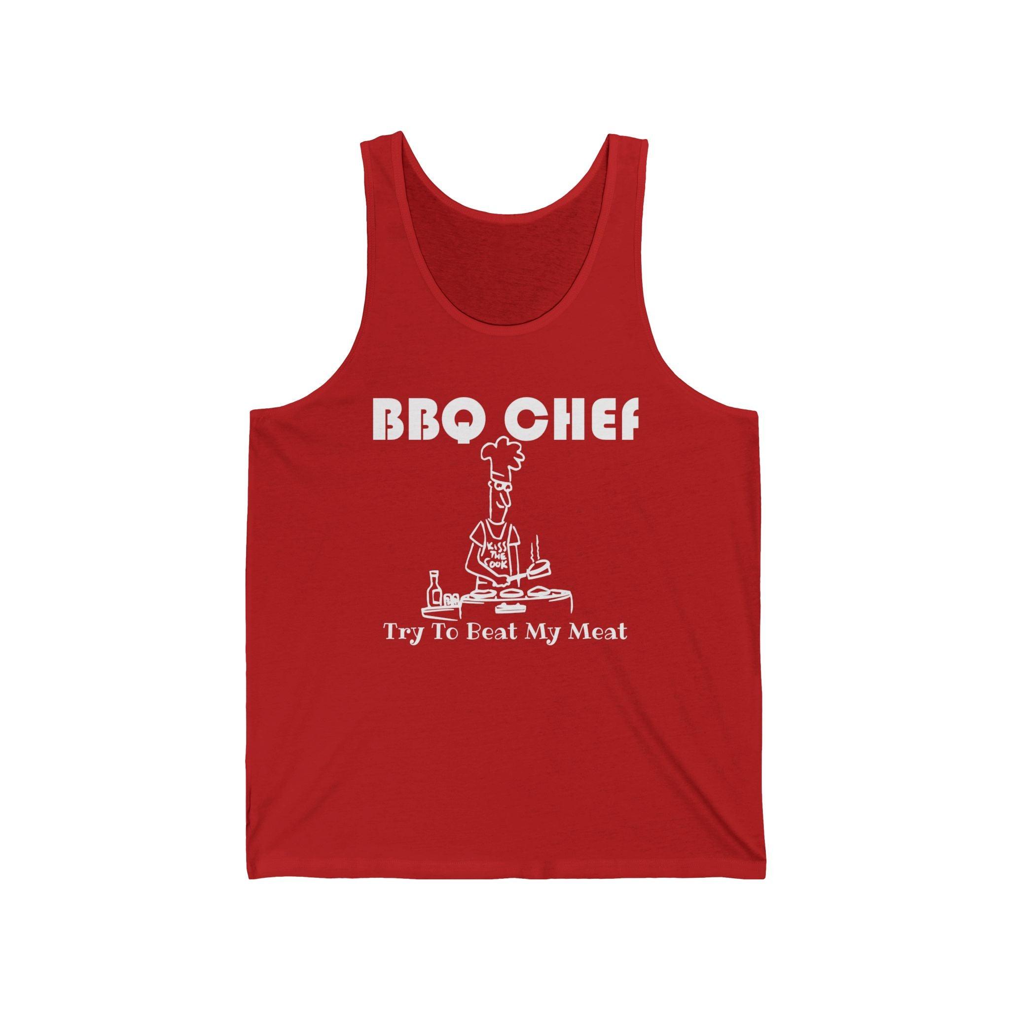 BBQ Chef Try To Beat My Meat - Tank Top - Witty Twisters Fashions