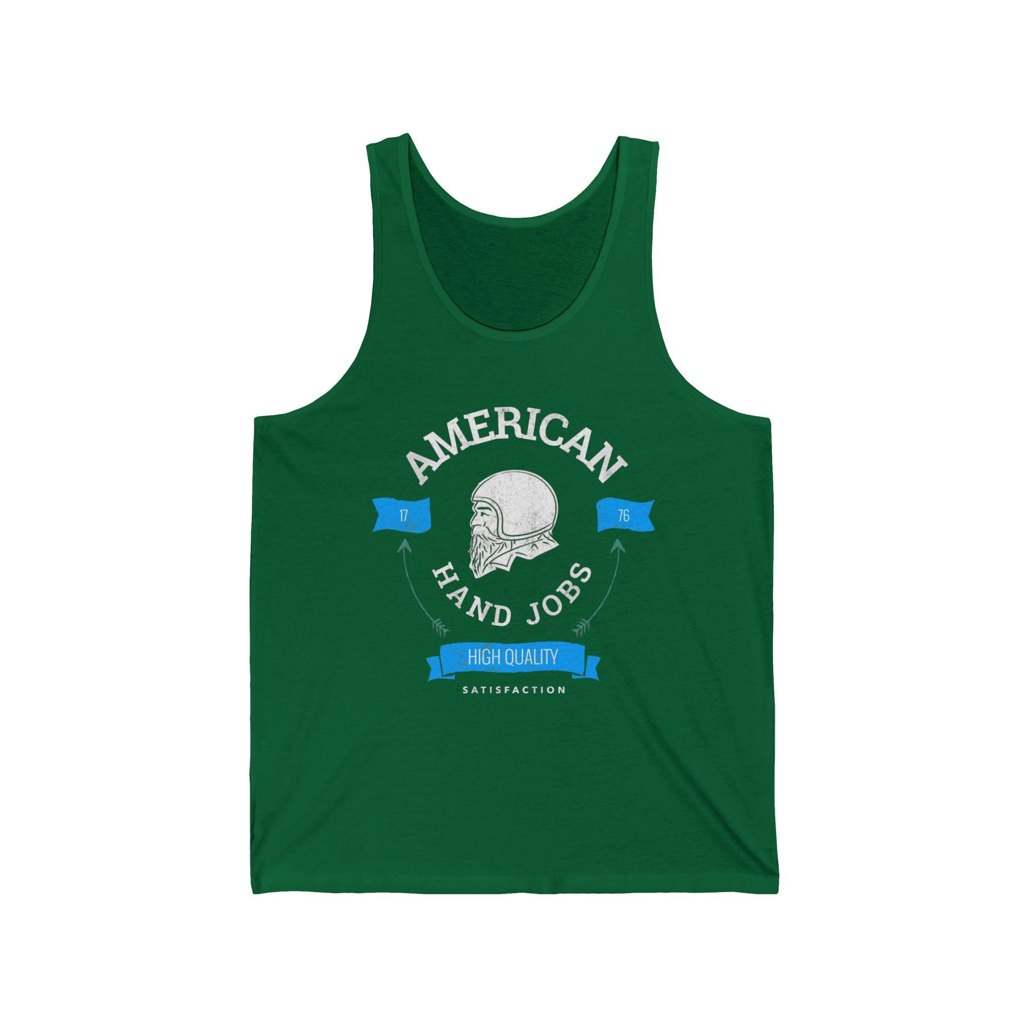 American Hand Jobs High Quality Satisfaction - Tank Top - Witty Twisters Fashions