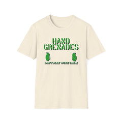 Hand Grenades Don't Play With Them - Softstyle T-shirt - Witty Twisters Fashions