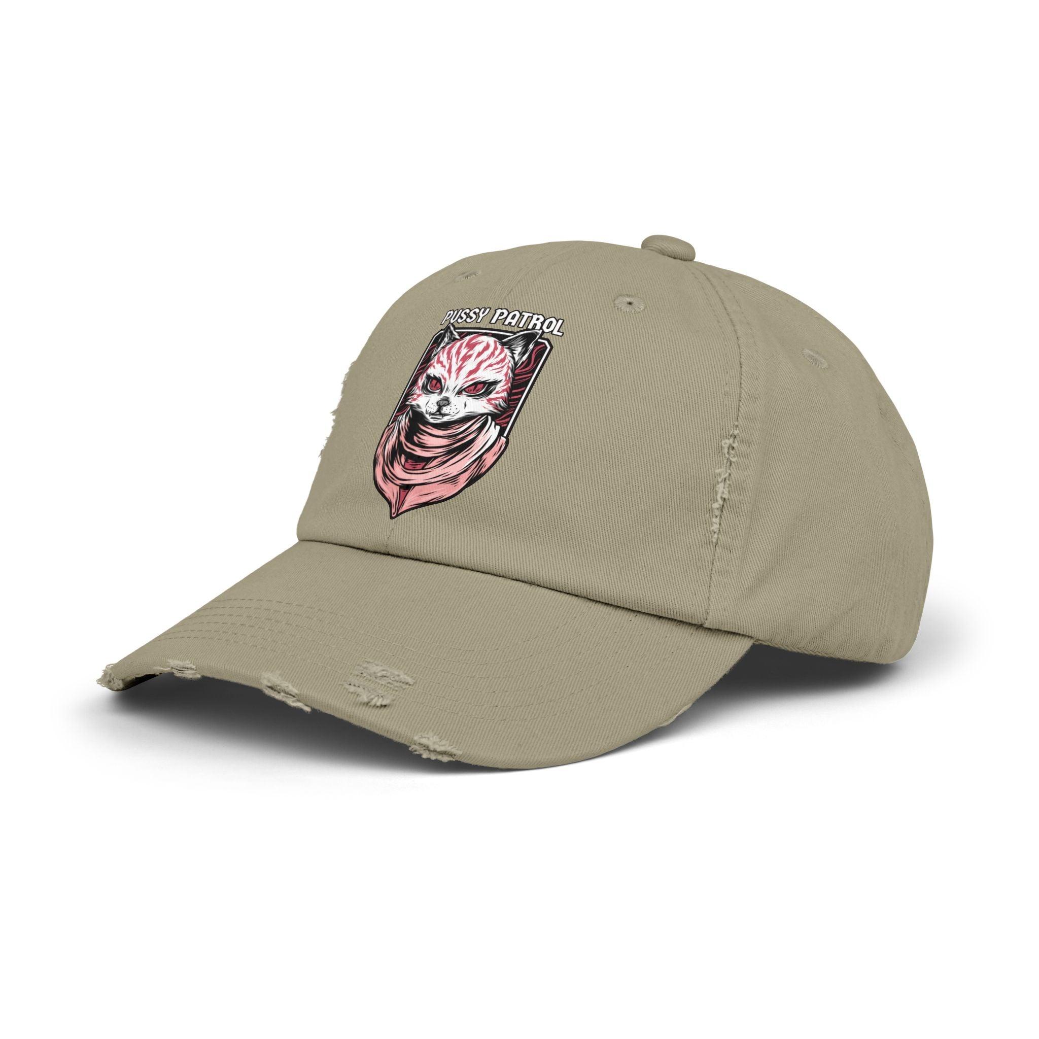 Pussy Patrol - Cotton Twill Distressed Baseball Cap