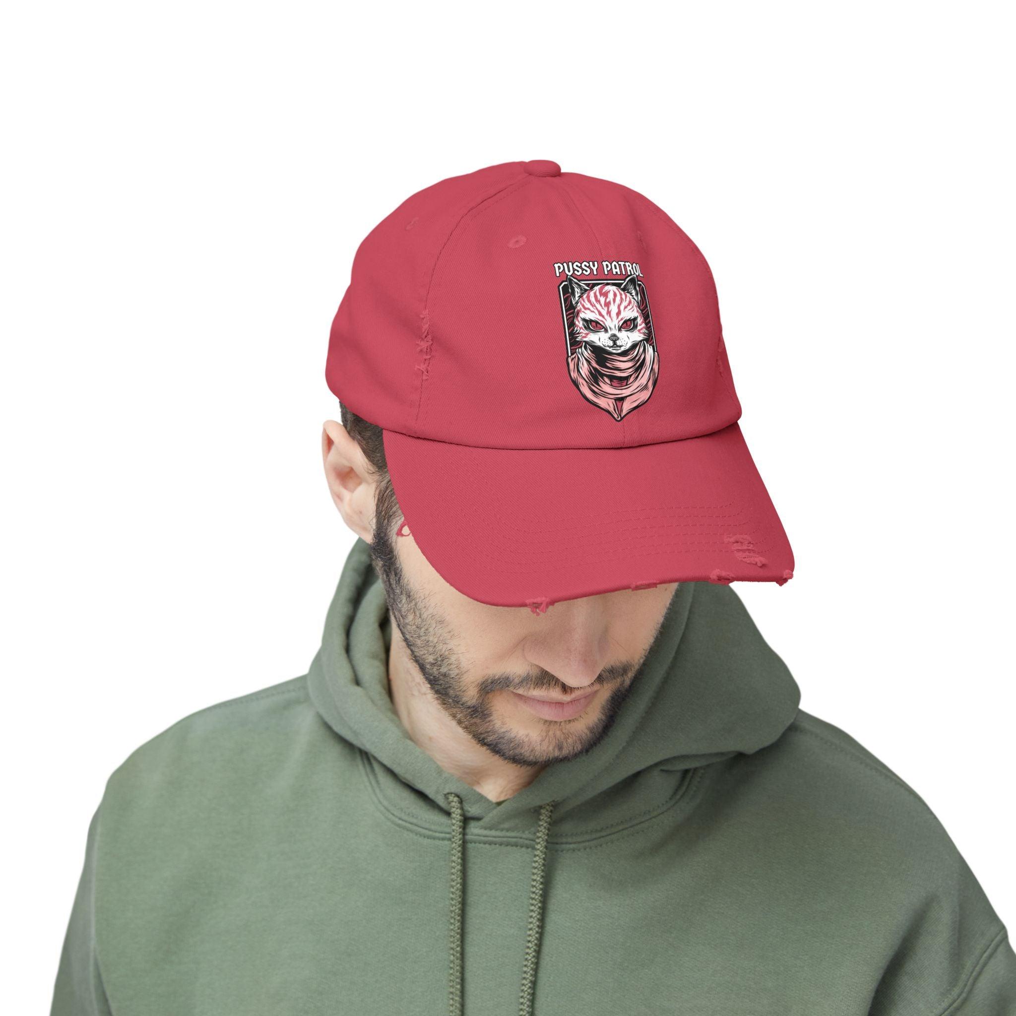 Pussy Patrol - Cotton Twill Distressed Baseball Cap