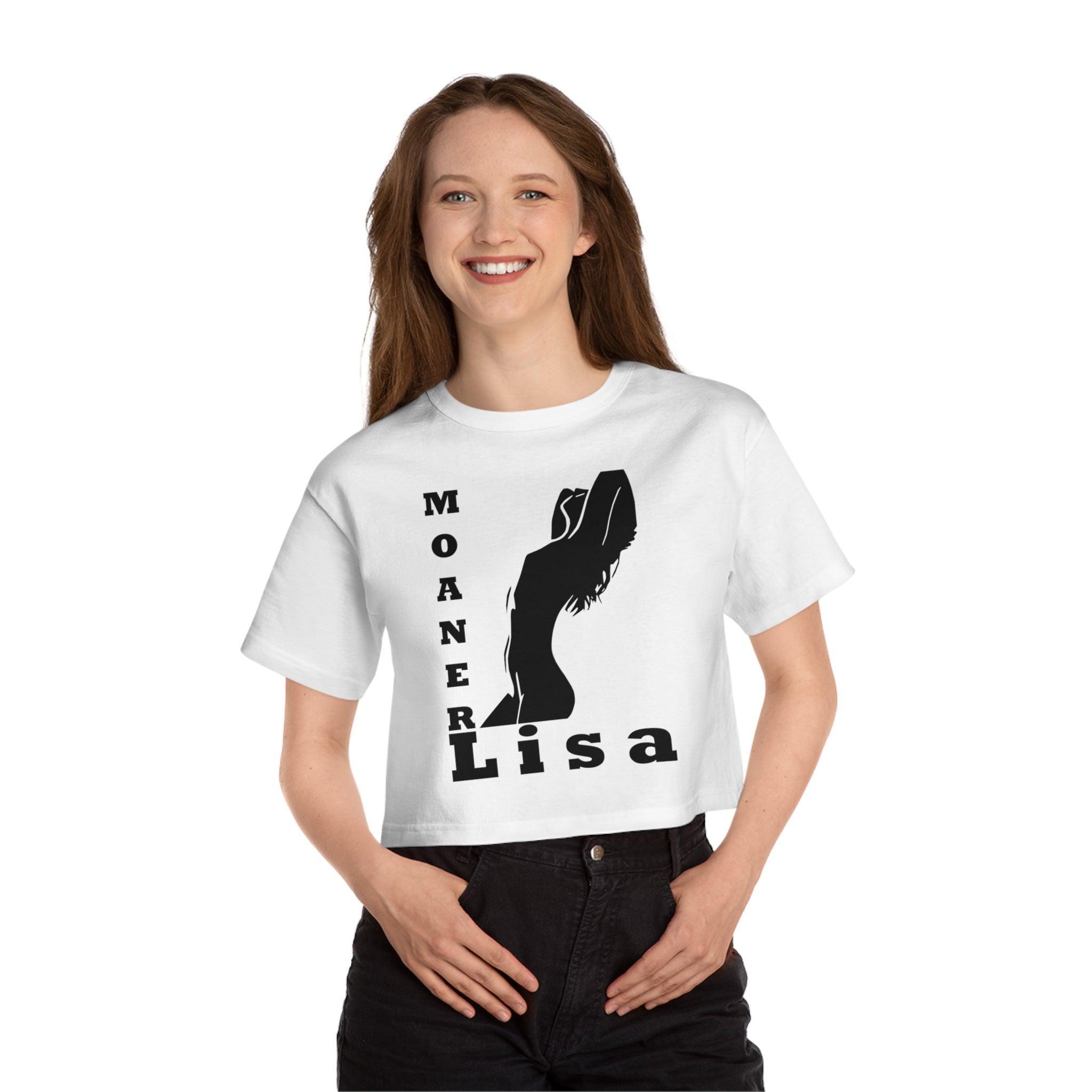 Moaner Lisa - Women's Crop Top - Witty Twisters Fashions