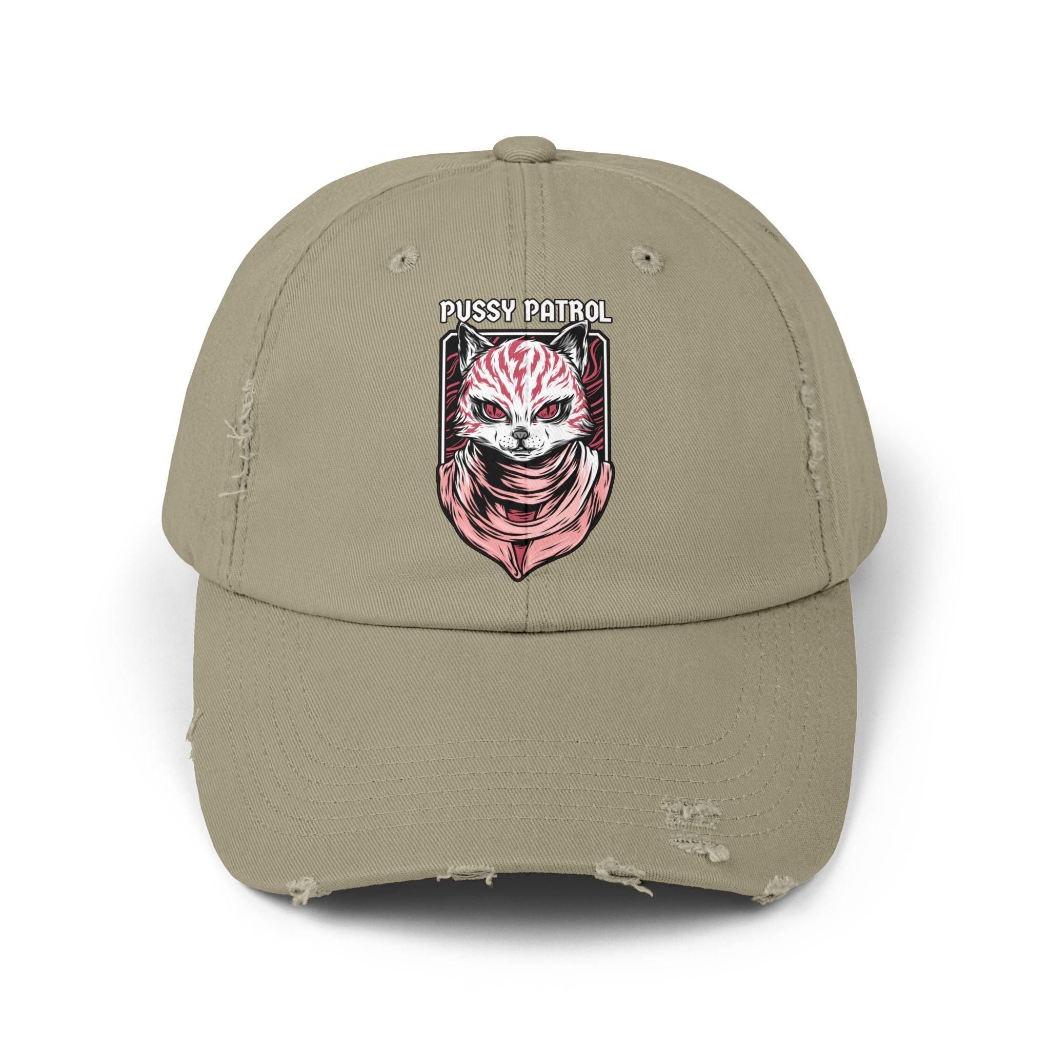 Pussy Patrol - Cotton Twill Distressed Baseball Cap