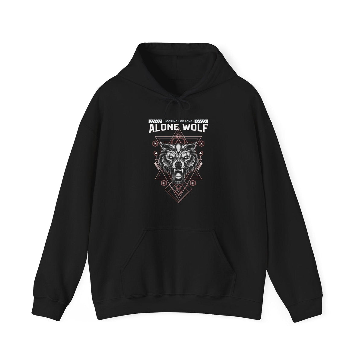 Alone Wolf Looking For Love - Hoodie - Witty Twisters Fashions