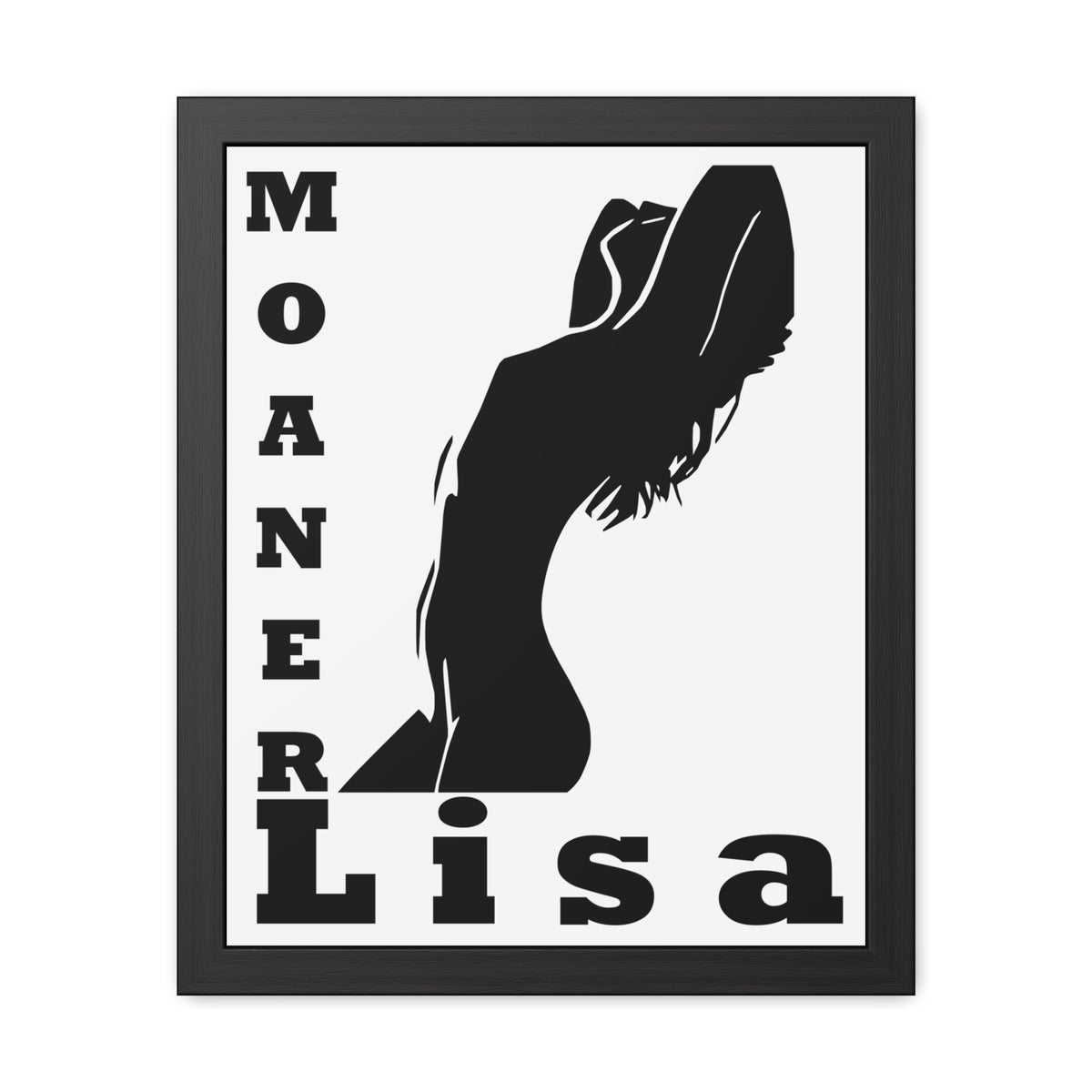 Moaner Lisa - Framed Poster