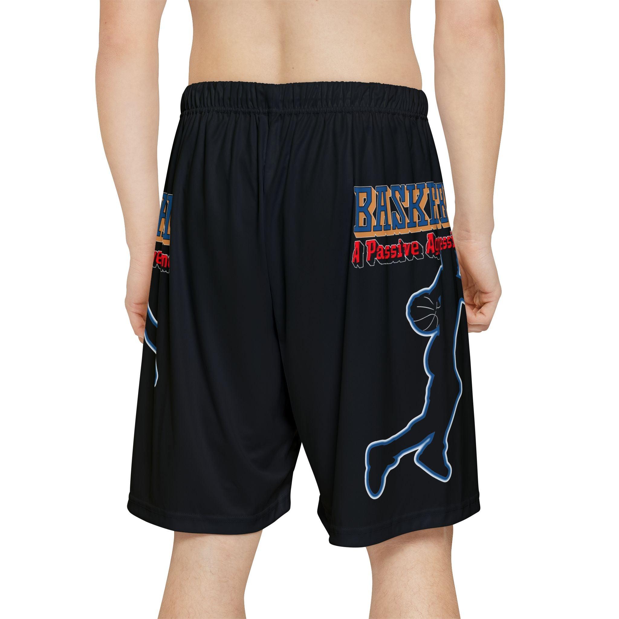 Basketball A Passive Aggressive Game - Men’s Sports Shorts - Witty Twisters Fashions