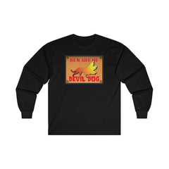 Beware of Devil Dog Sign - Long-Sleeve Tee - Witty Twisters Fashions