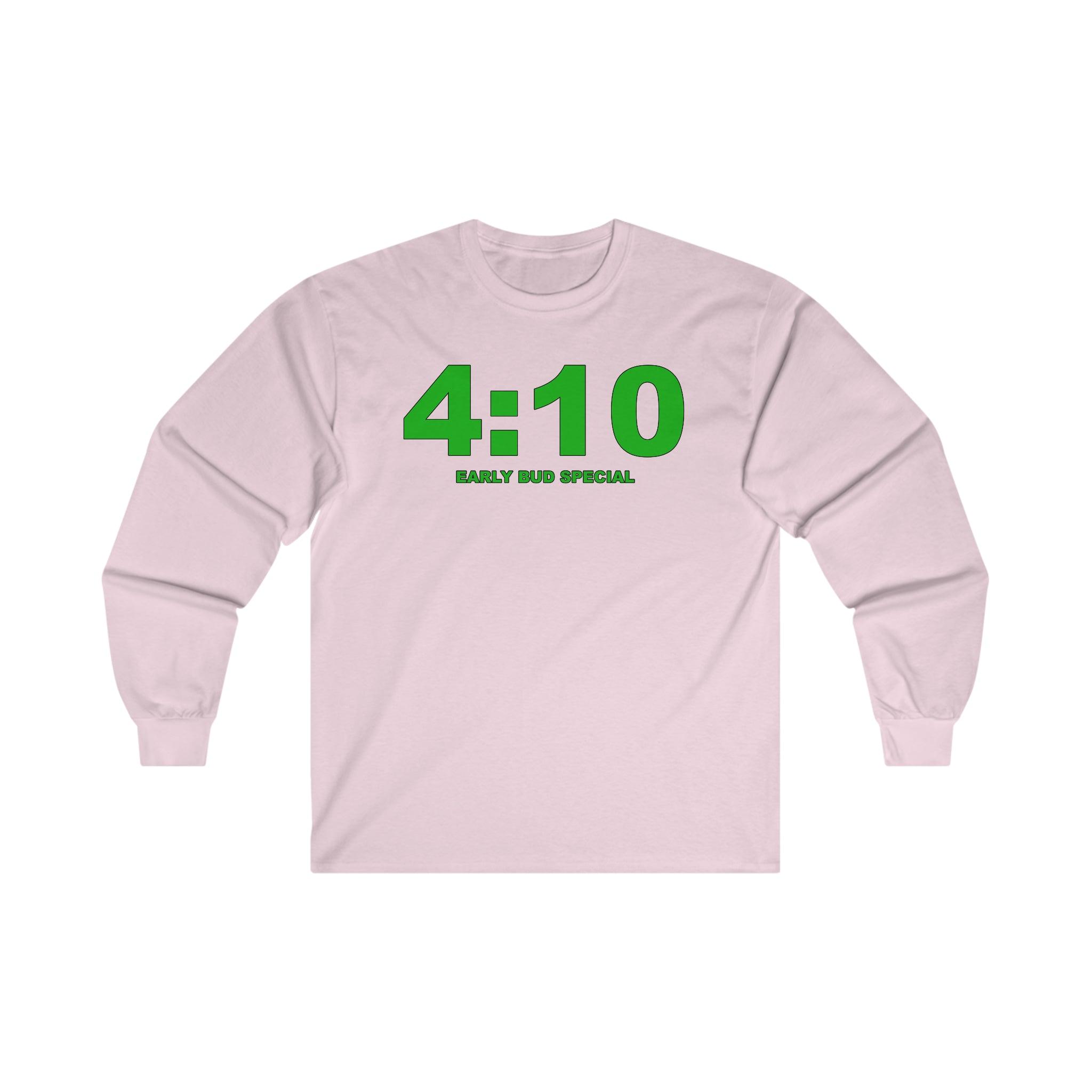 4:10 Early Bud Special - Long-Sleeve Tee - Witty Twisters Fashions