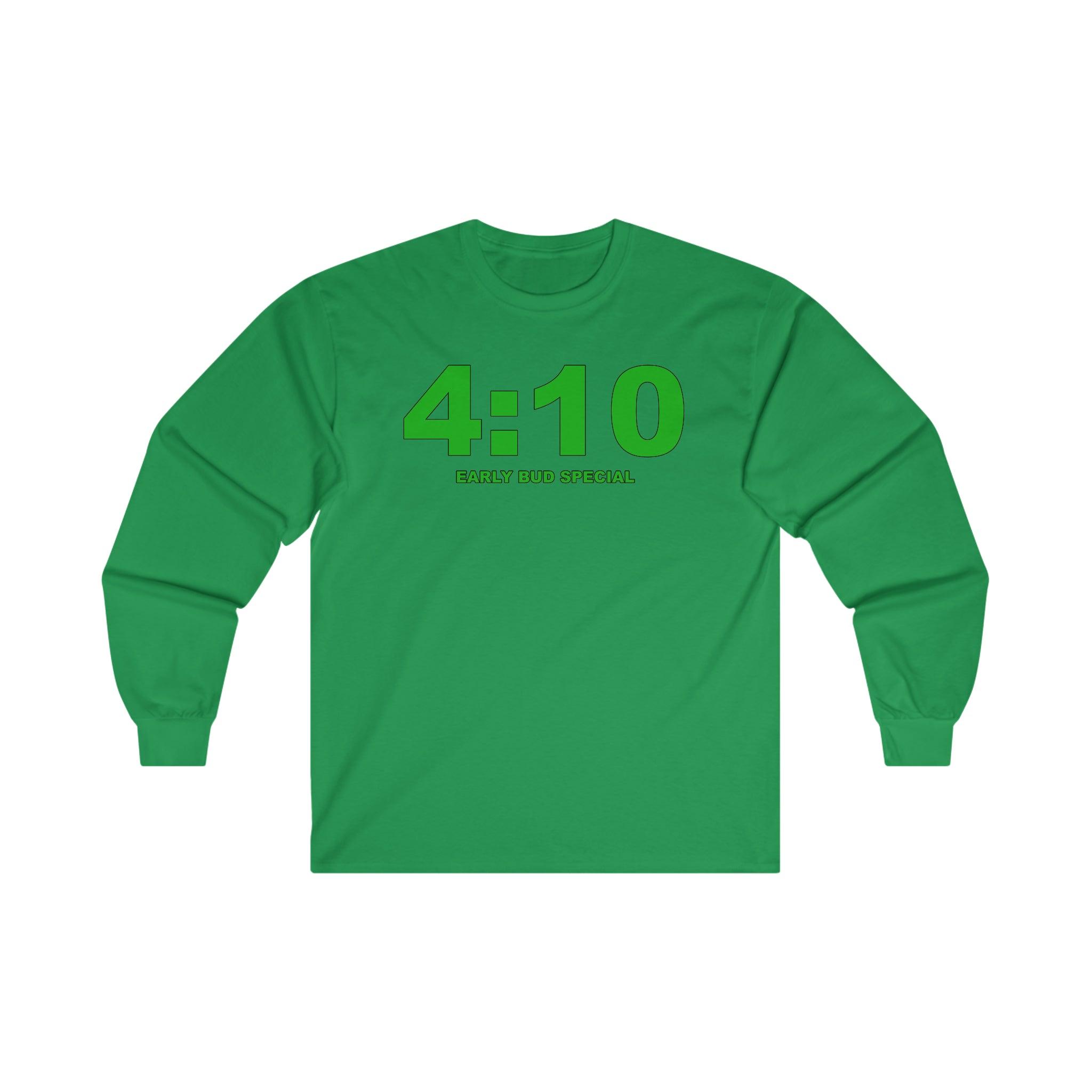 4:10 Early Bud Special - Long-Sleeve Tee - Witty Twisters Fashions