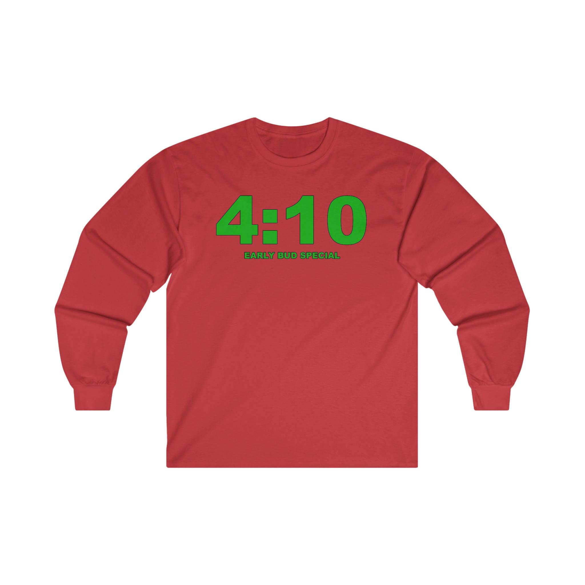 4:10 Early Bud Special - Long-Sleeve Tee - Witty Twisters Fashions