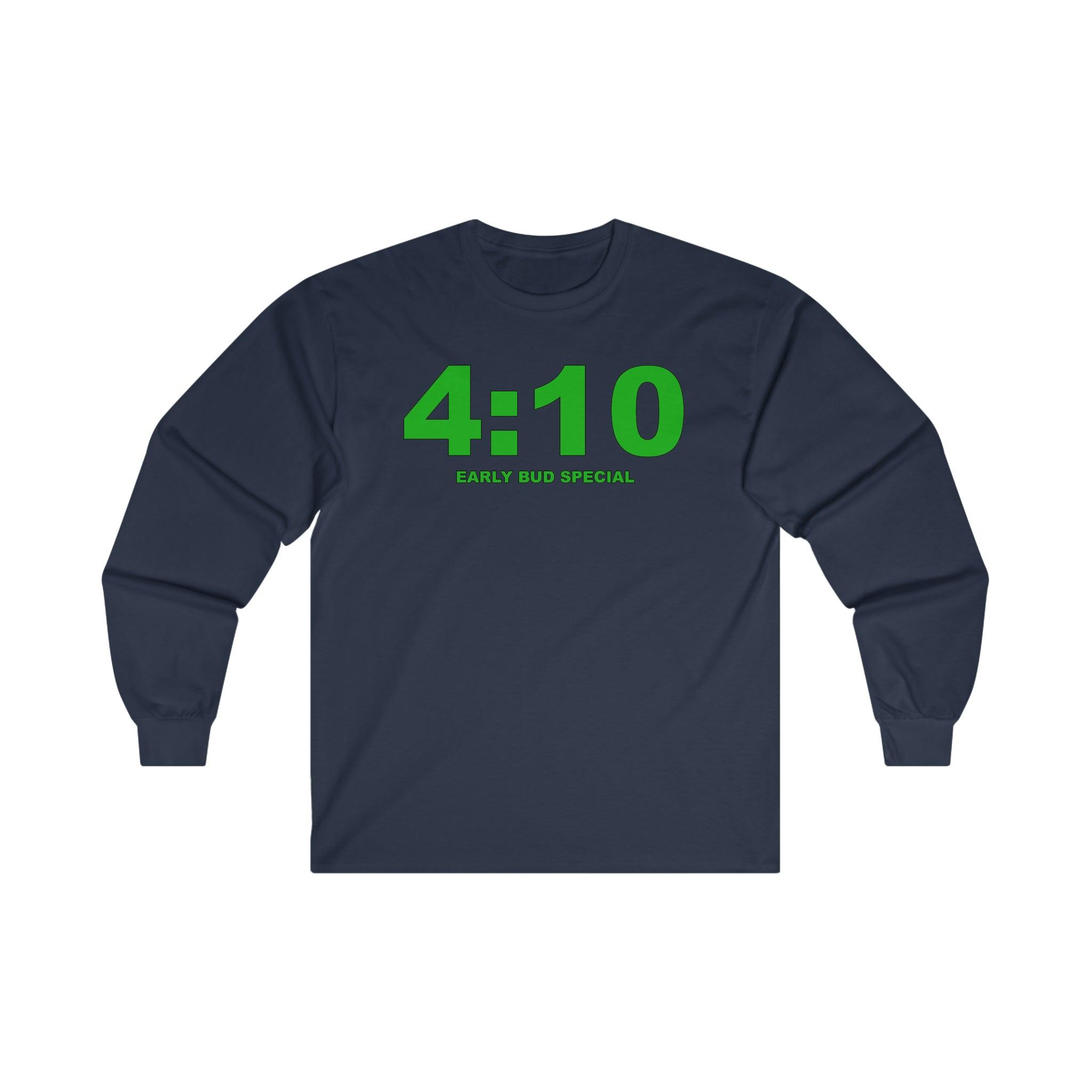 4:10 Early Bud Special - Long-Sleeve Tee - Witty Twisters Fashions