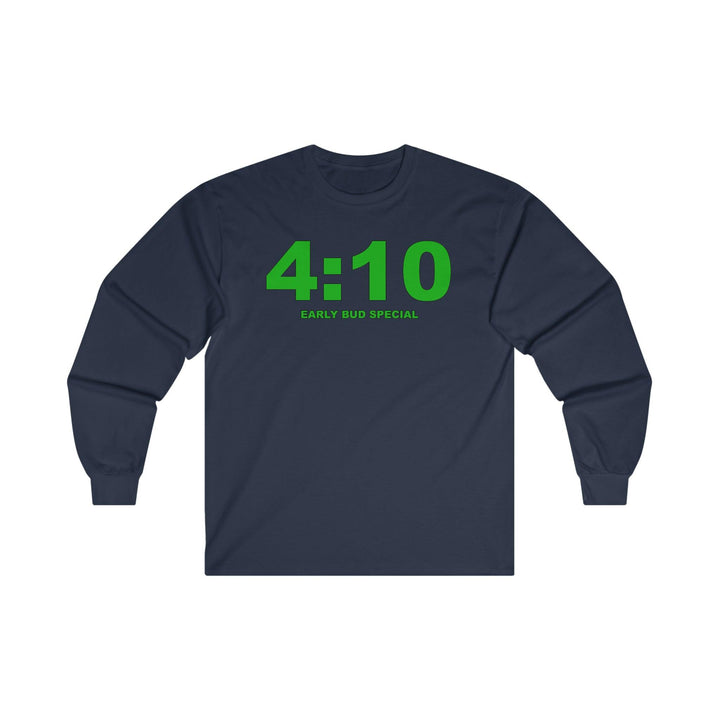 4:10 Early Bud Special (Long-Sleeve Tee) - Witty Twisters T-Shirts