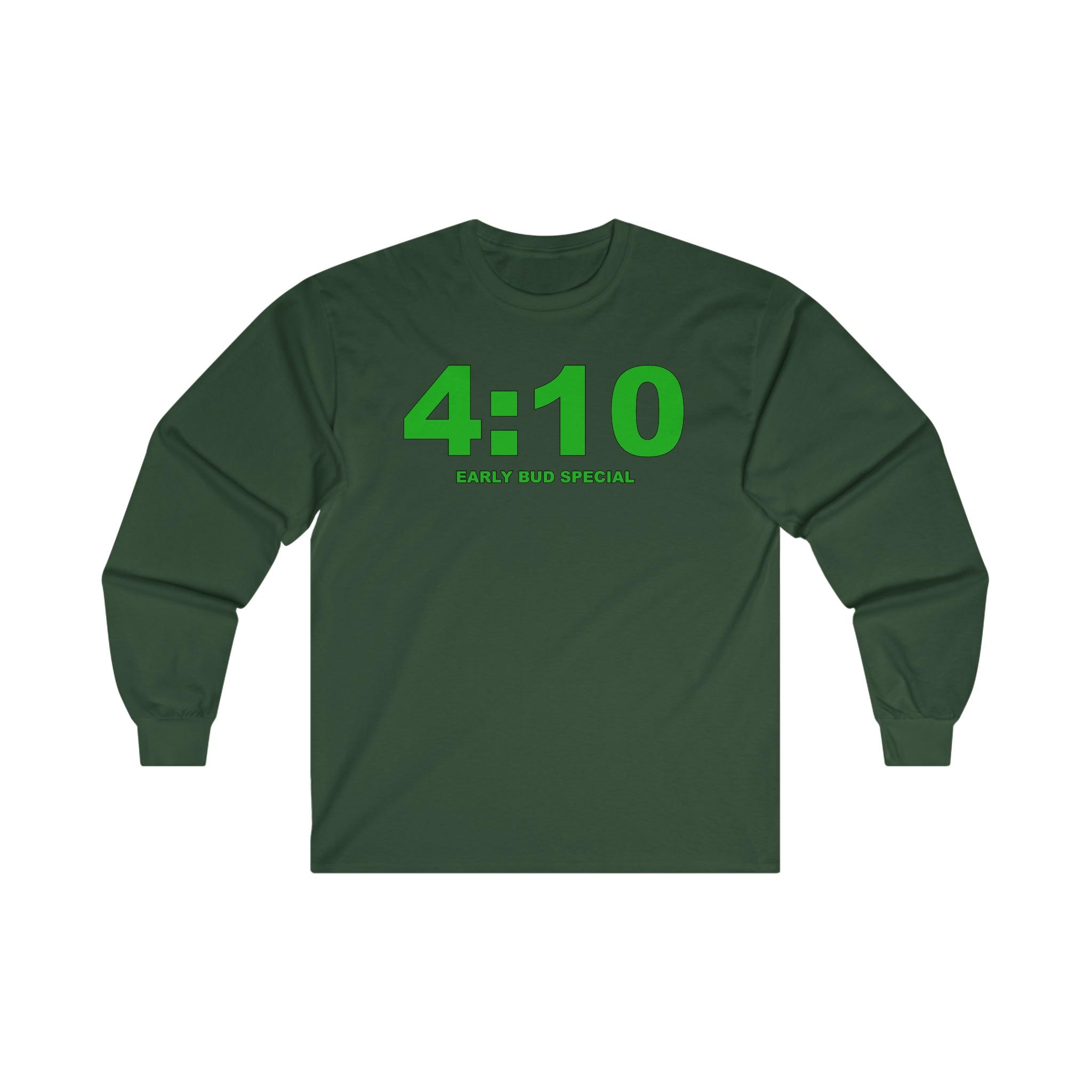 4:10 Early Bud Special - Long-Sleeve Tee - Witty Twisters Fashions