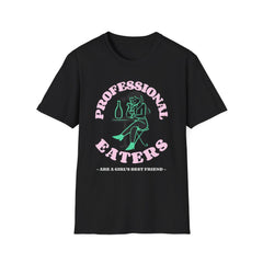 Professional eaters are a girl's best friend - Softstyle T-shirt - Witty Twisters Fashions