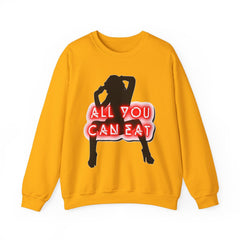 All You Can Eat - Sweatshirt - Witty Twisters Fashions