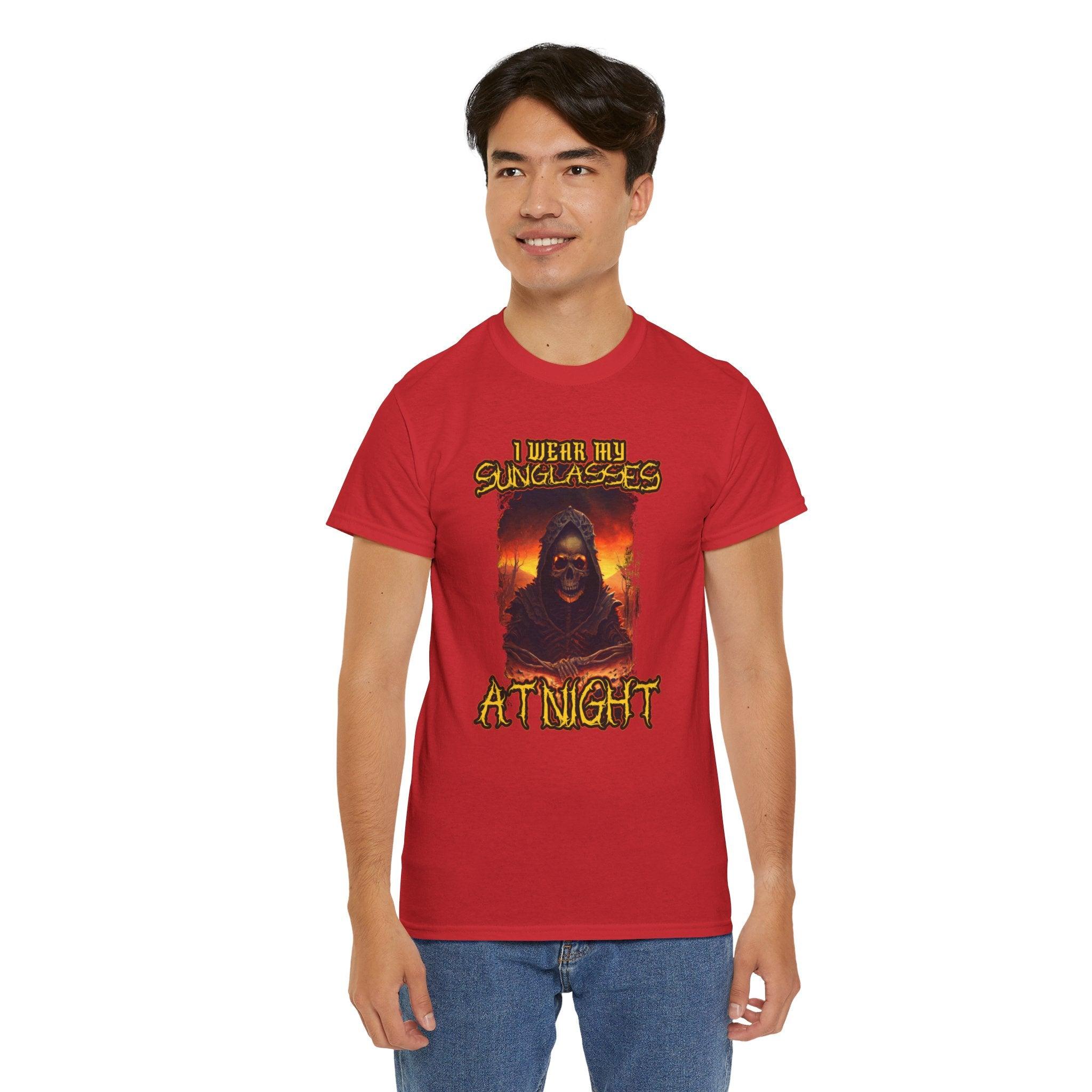 I wear my sunglasses at night - T-Shirt - Witty Twisters Fashions