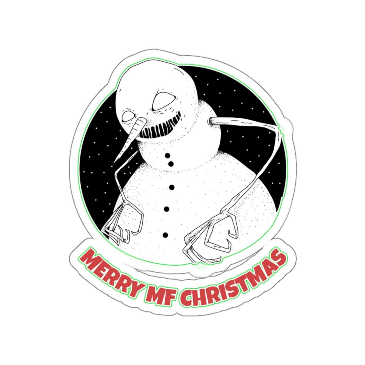 Merry MF Christmas - Kiss-Cut Stickers