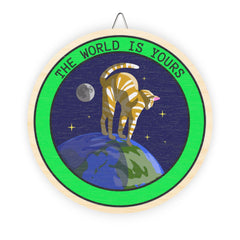 The world is yours - Wood Signs - Witty Twisters Fashions