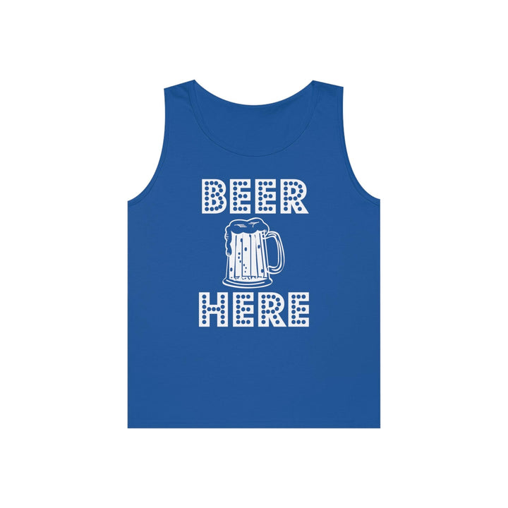 Beer Here - Tank Top - Witty Twisters T-Shirts