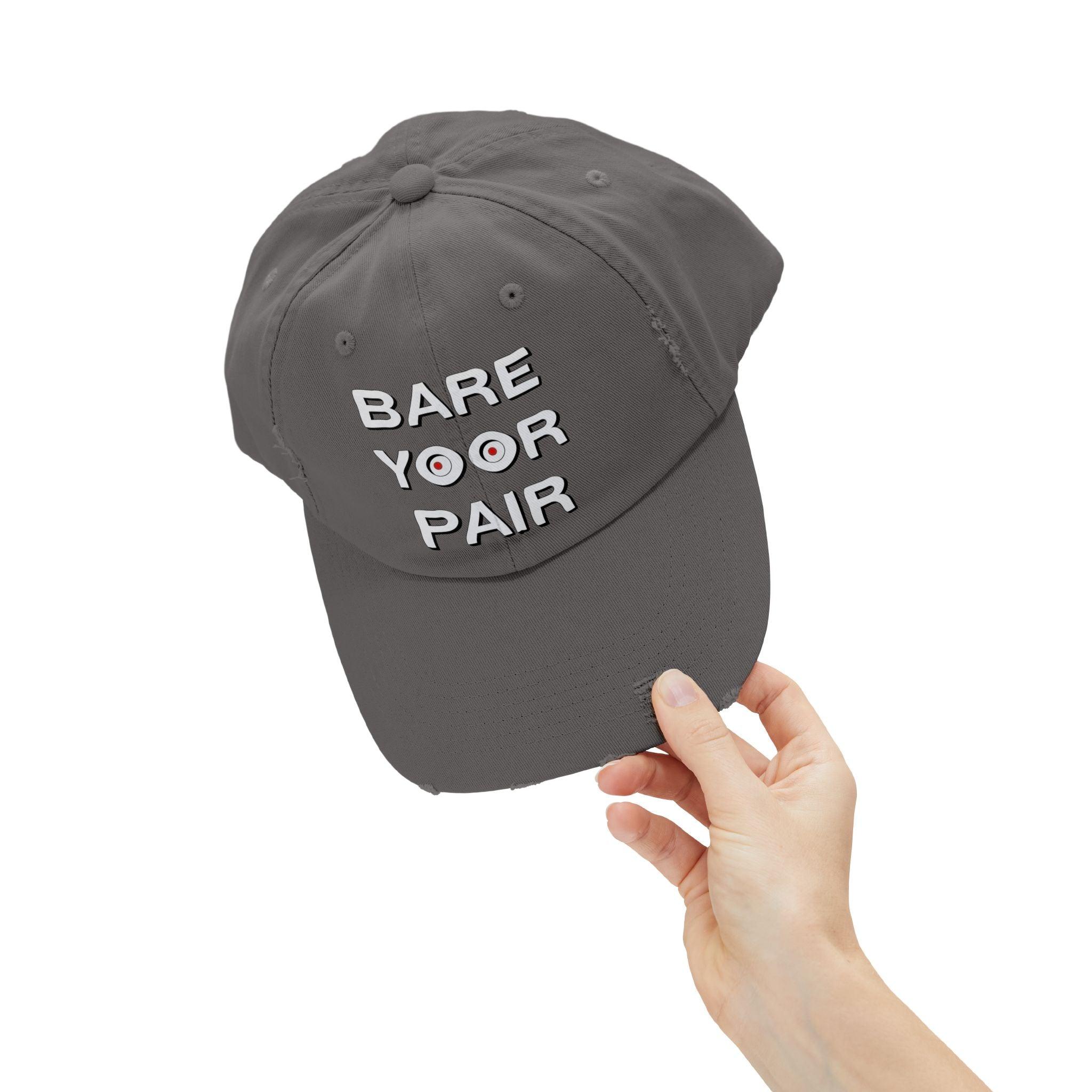 Bare Yoor Pair - Cotton Twill Distressed Baseball Cap