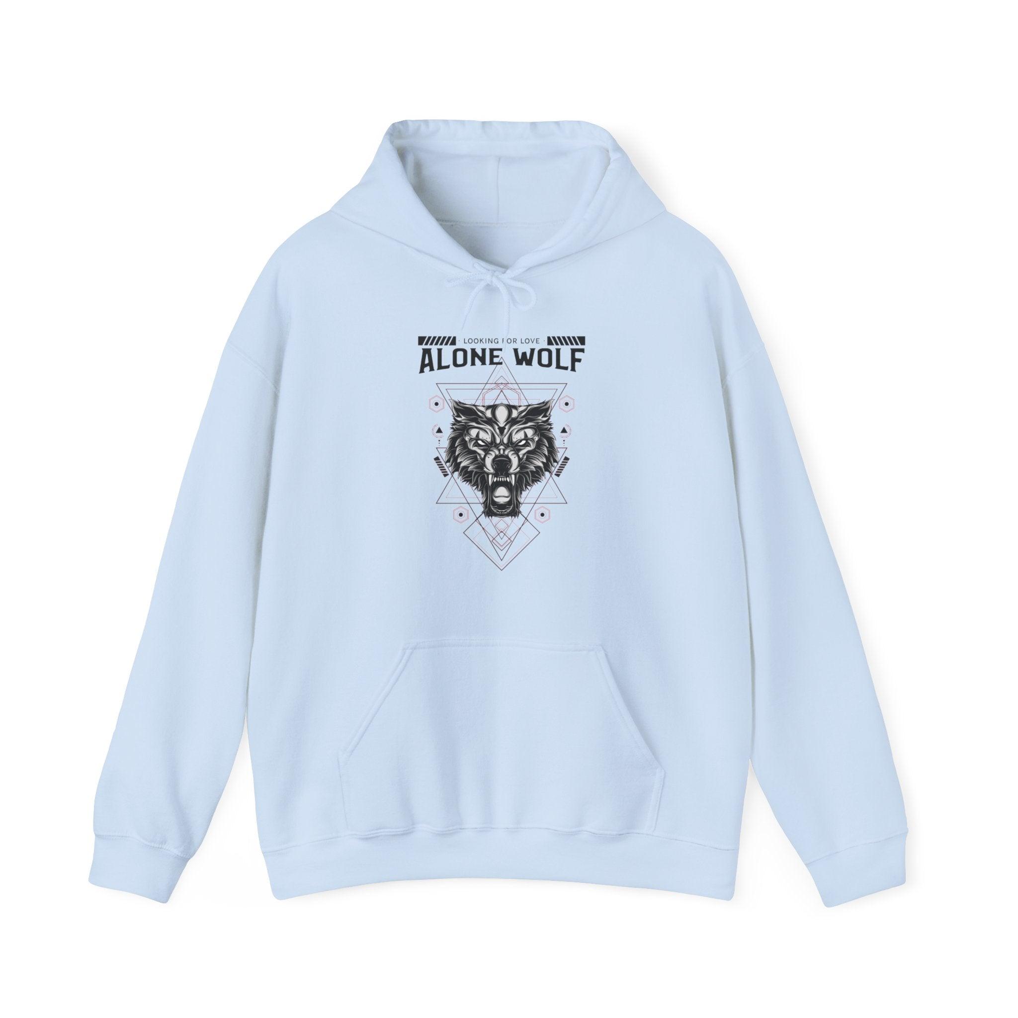 Alone Wolf Looking For Love - Hoodie - Witty Twisters Fashions