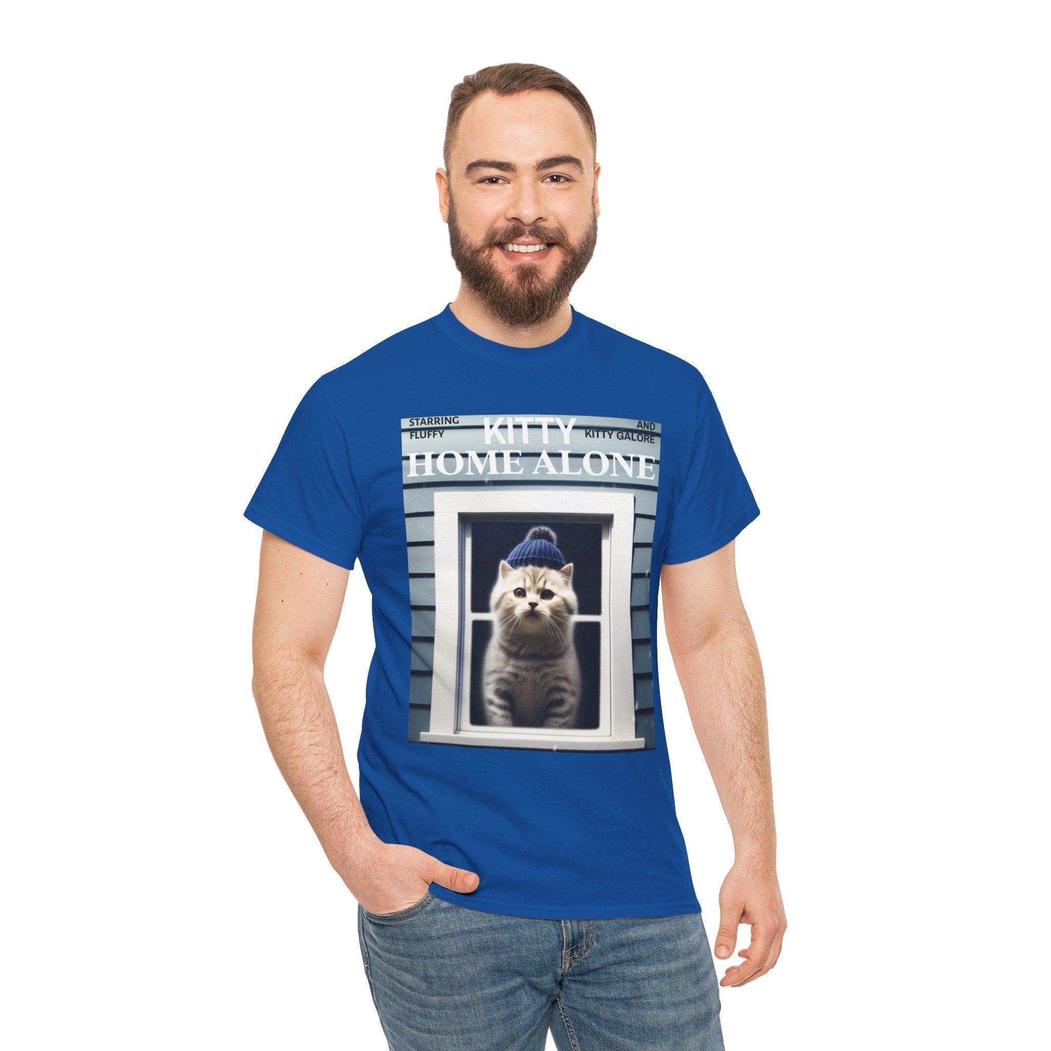 Kitty Home Alone - T-Shirt - Witty Twisters Fashions