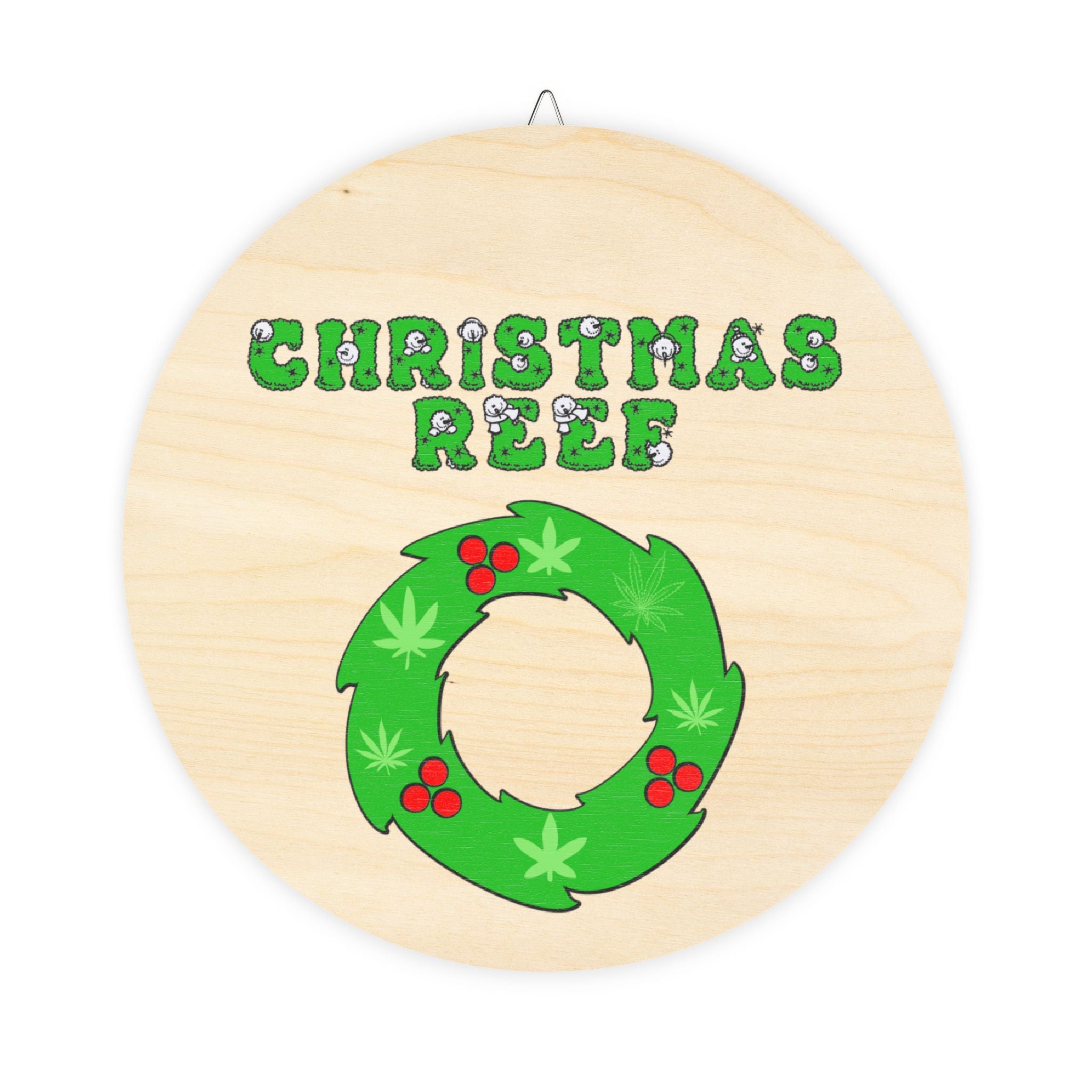 Christmas Reef - Wood Sign