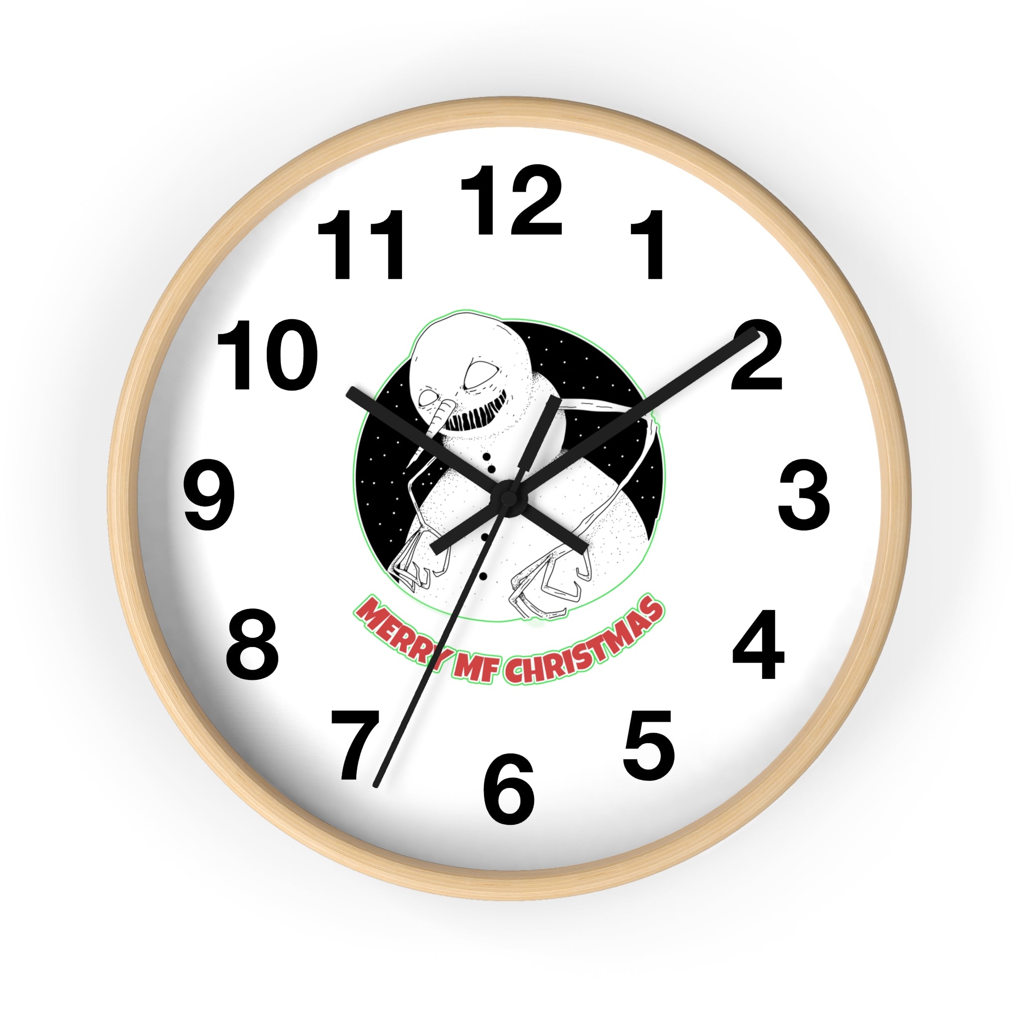 Merry MF Christmas - Wall Clock