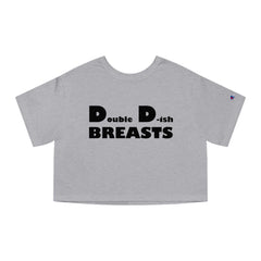 Double D-ish Breasts - Women's Champion Crop Top