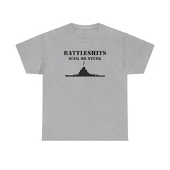 Battleshits Sink Or Stink - T-Shirt - Witty Twisters Fashions