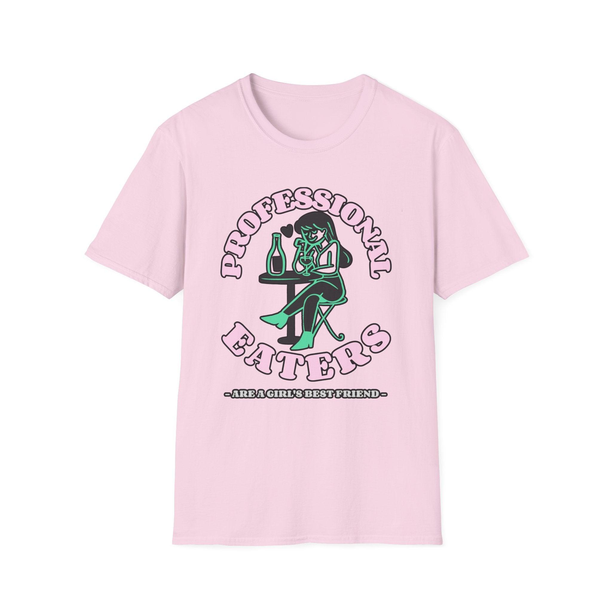 Professional eaters are a girl's best friend - Softstyle T-shirt - Witty Twisters Fashions