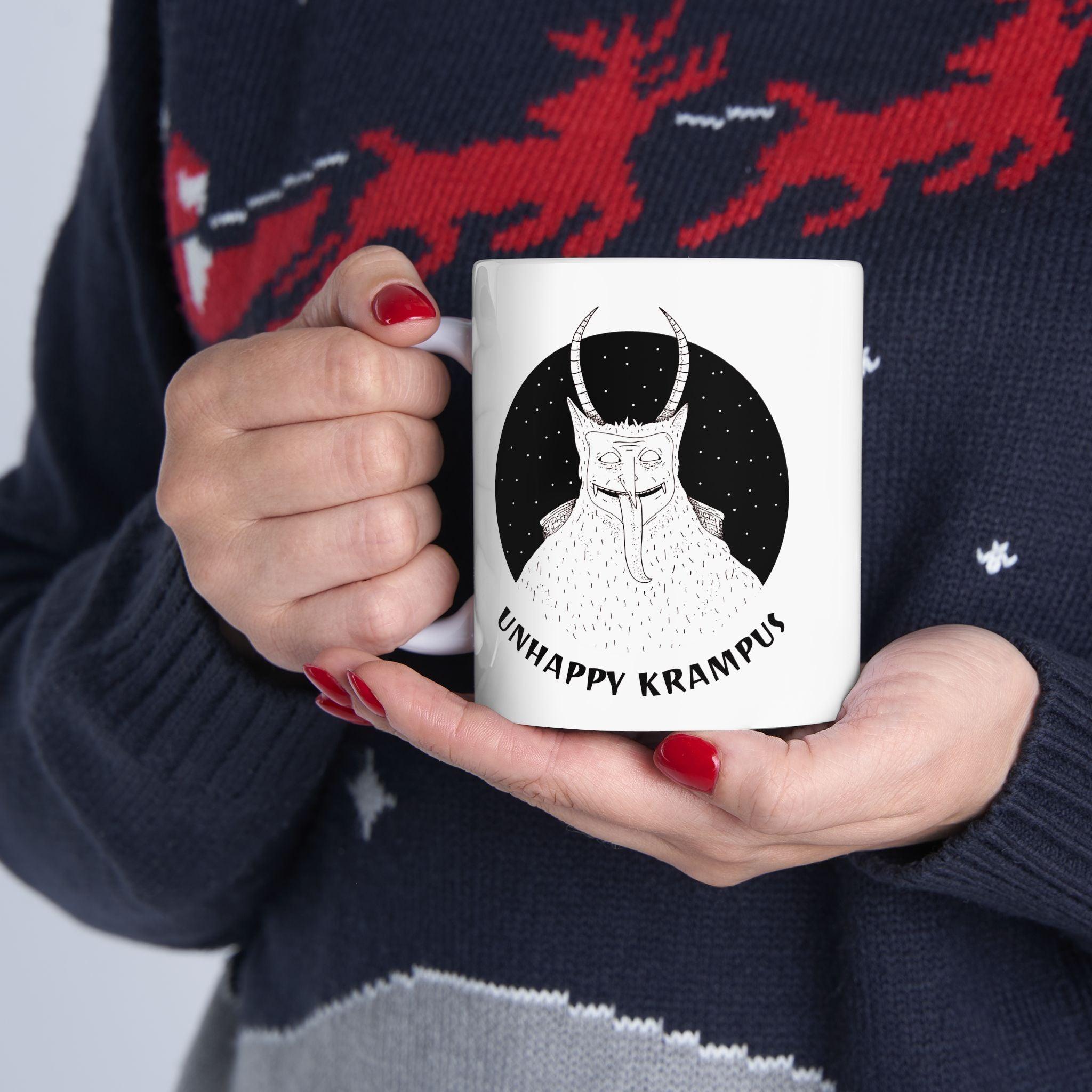 Unhappy Krampus - Ceramic Coffee Mug