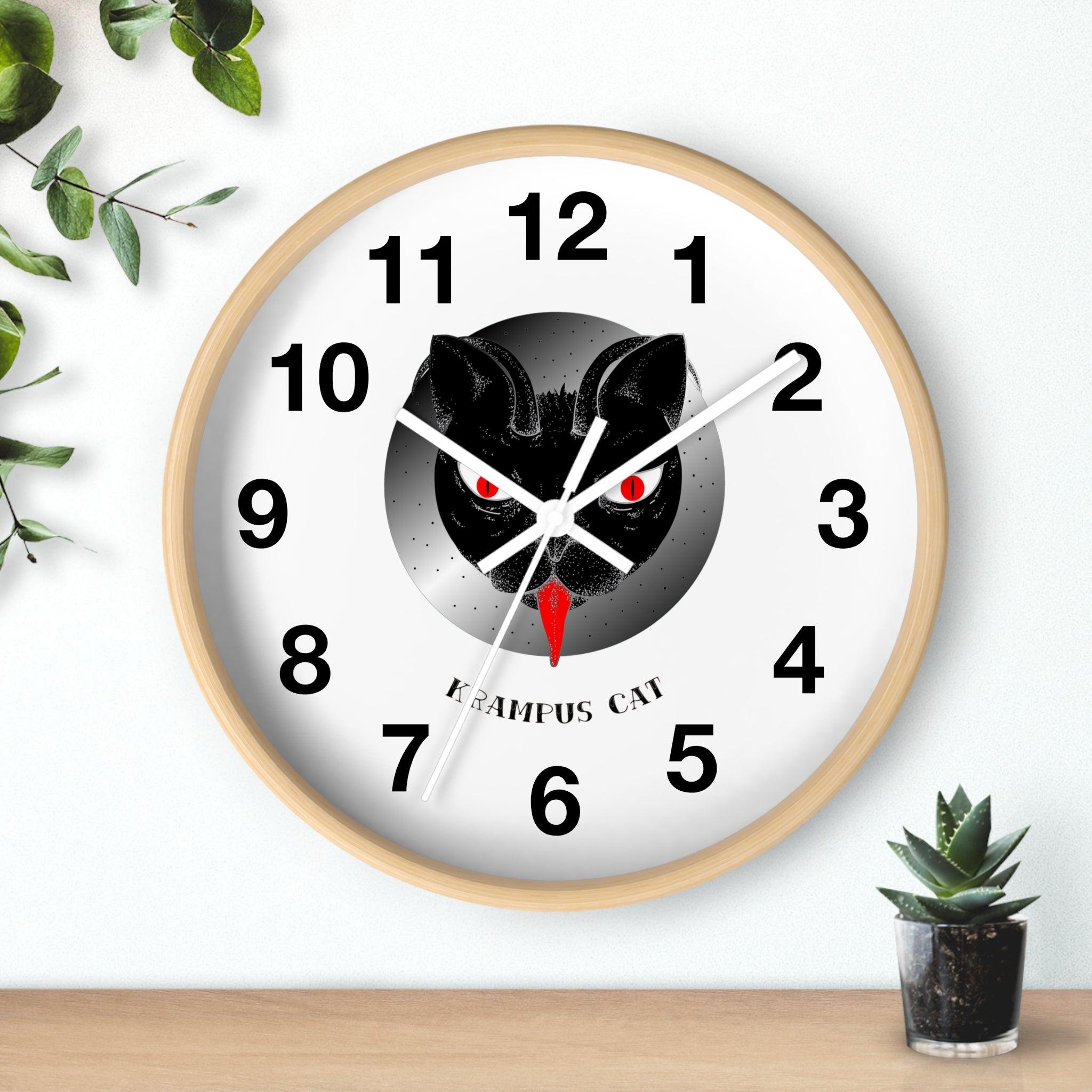 Krampus Cat - Wall Clock