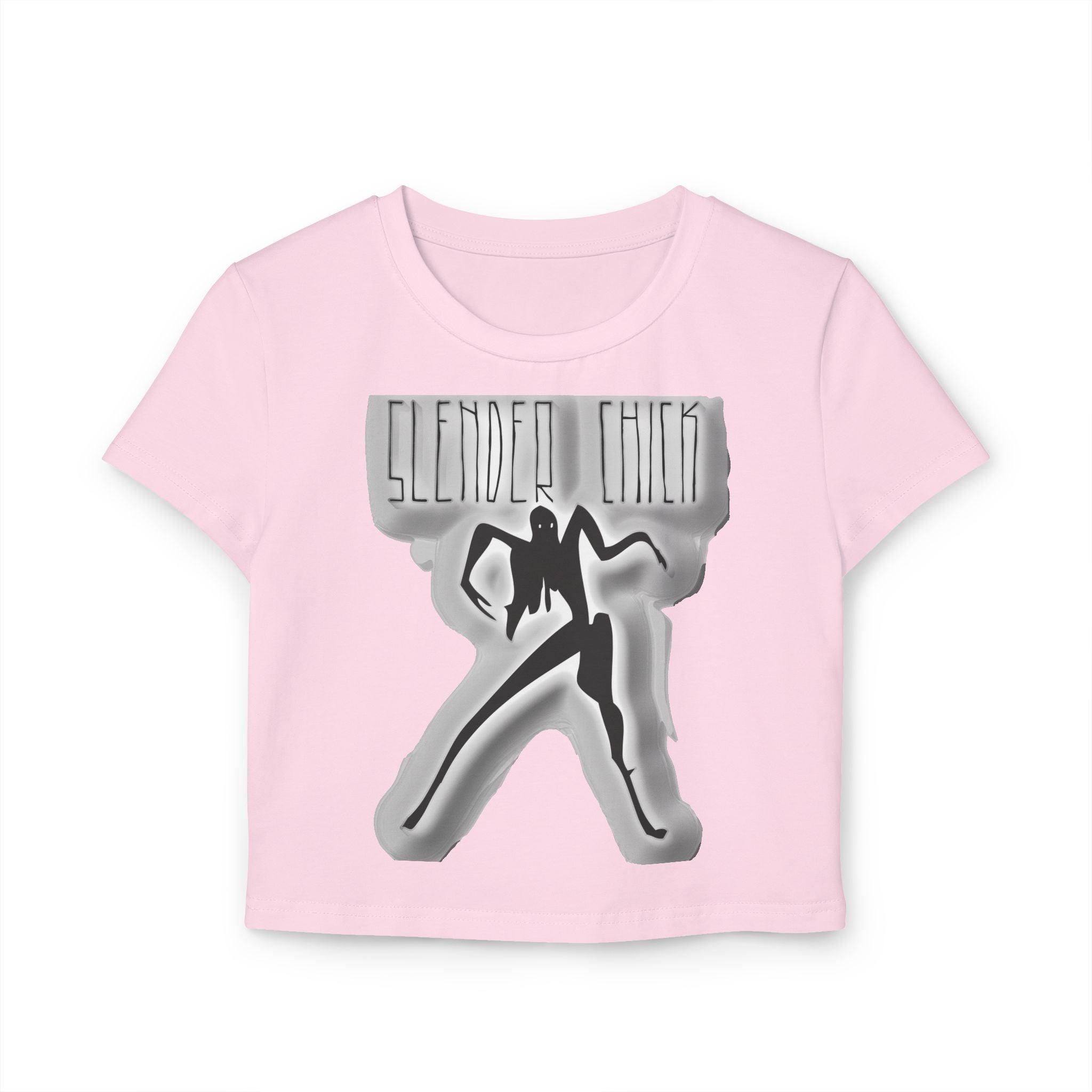 Slender Chick - Women's Baby Tee - Witty Twisters Fashions