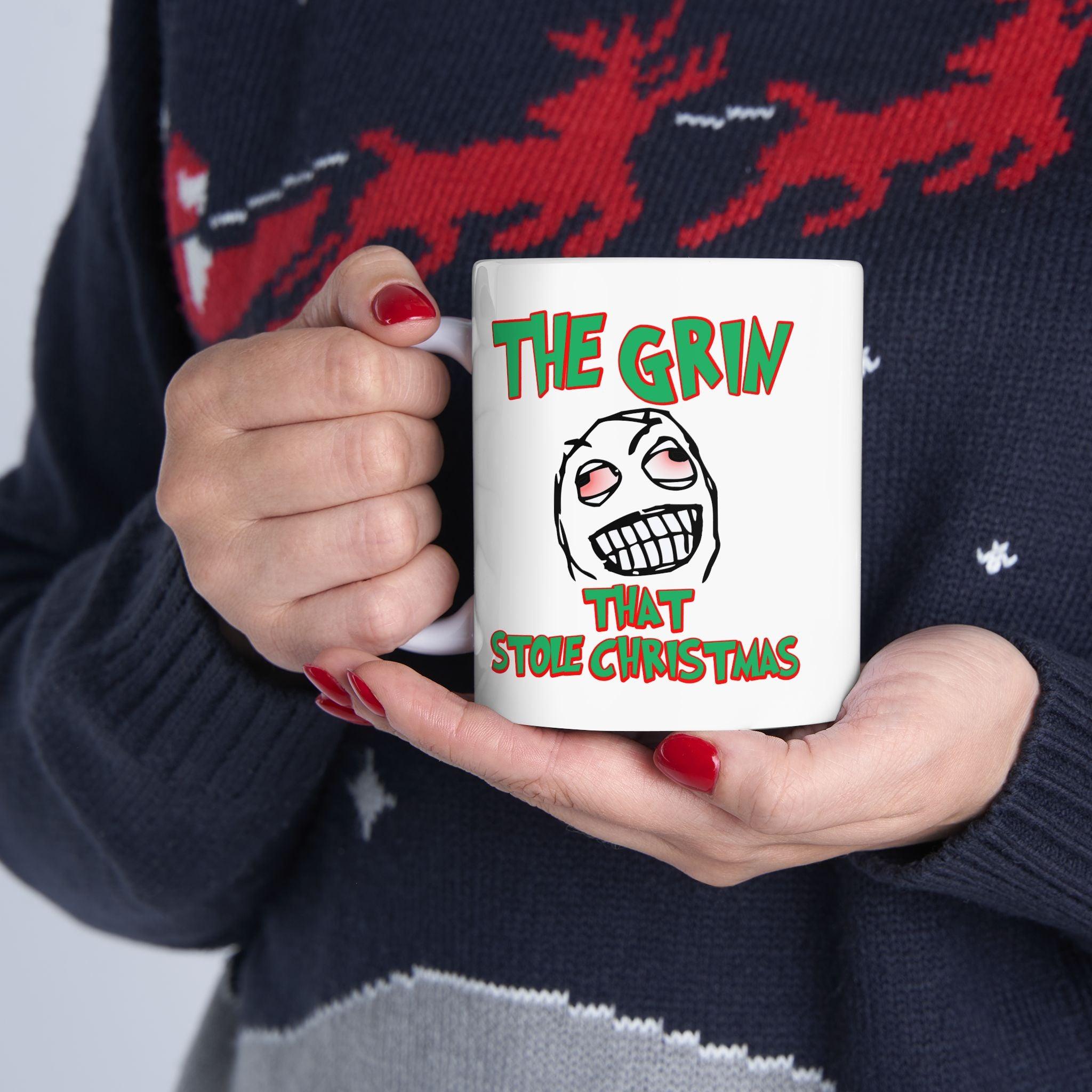 The Grin That Stole Christmas - Ceramic Coffee Mug 11oz, 15oz