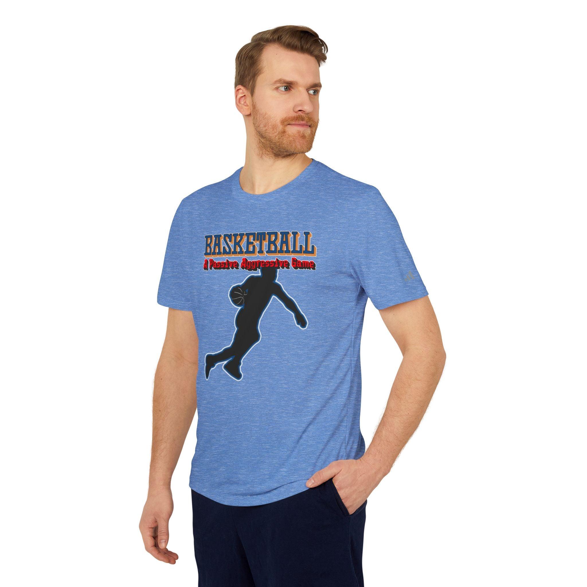 Basketball A Passive Aggressive Game - adidas® Unisex Sport T-shirt