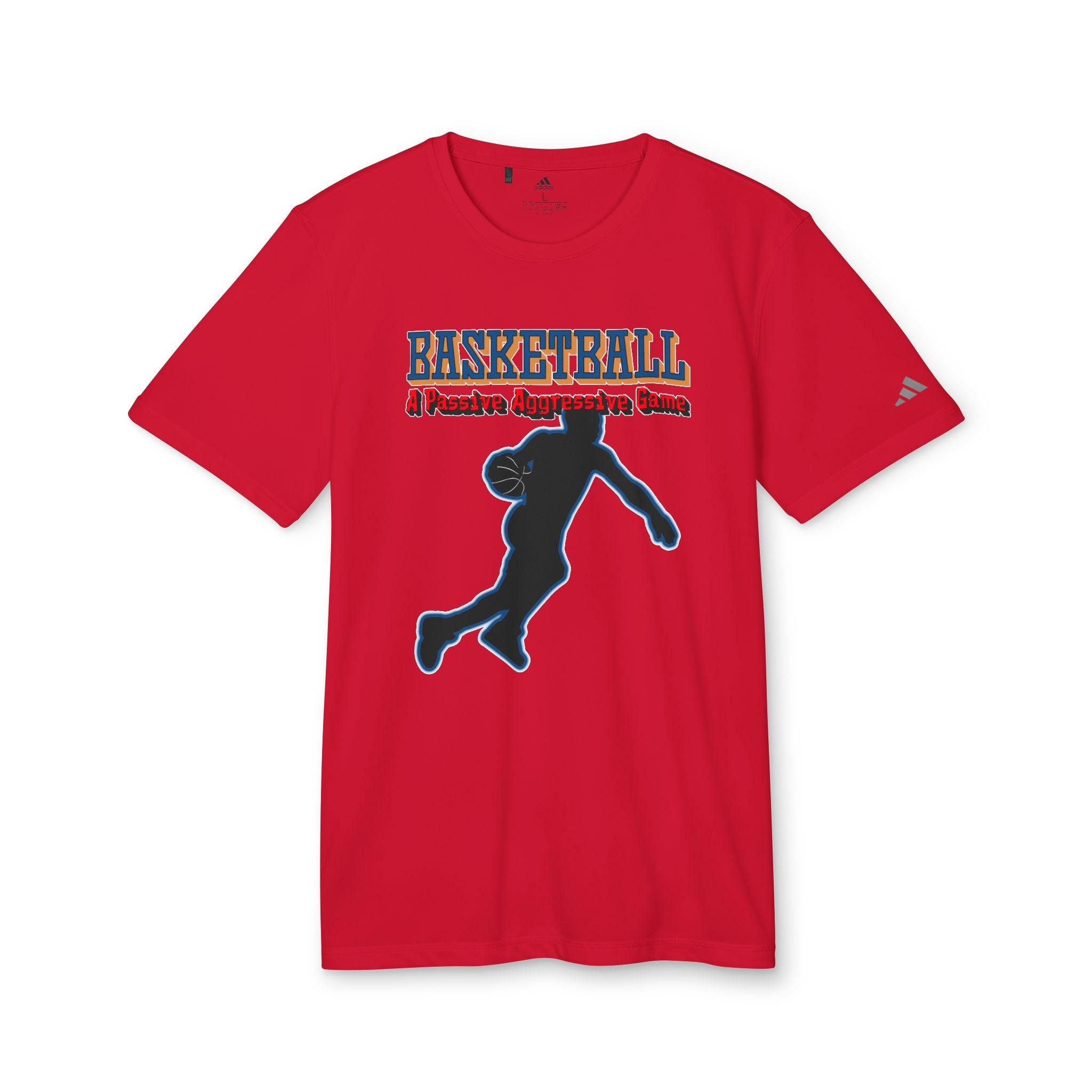 Basketball A Passive Aggressive Game - adidas® Unisex Sport T-shirt