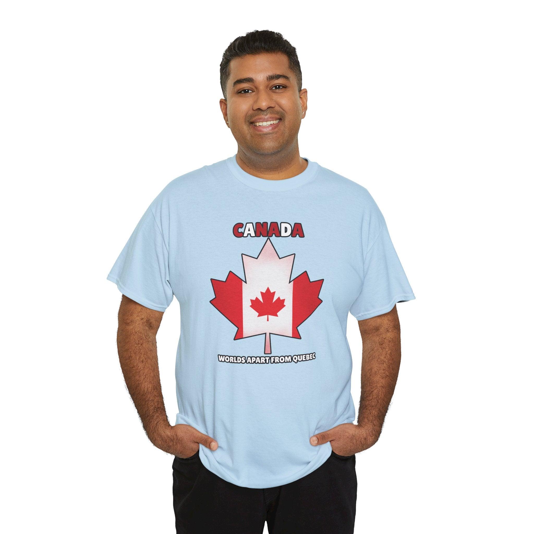 Canada Worlds apart from Quebec - T-shirt - Witty Twisters Fashions