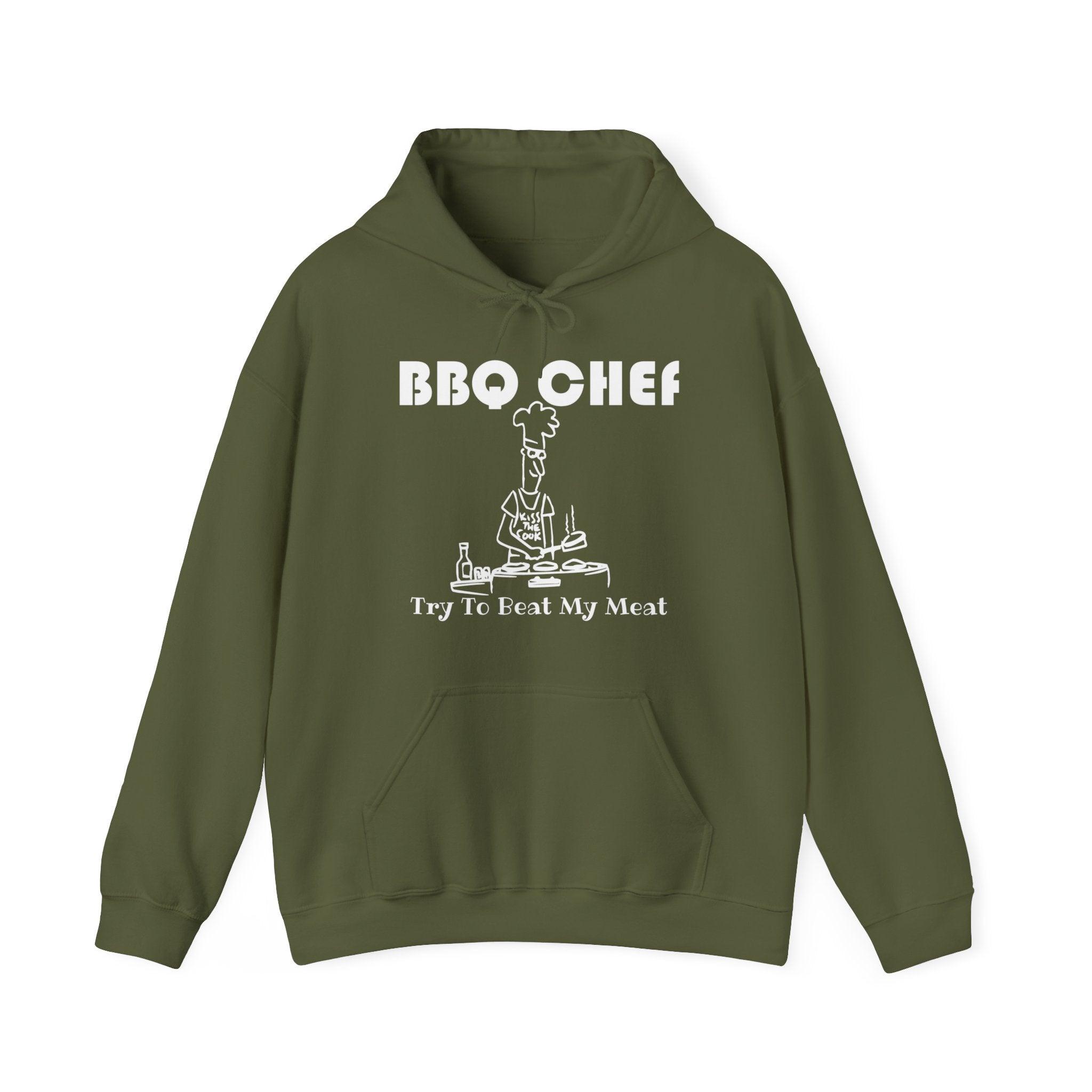 BBQ Chef Try To Beat My Meat - Hoodie - Witty Twisters Fashions