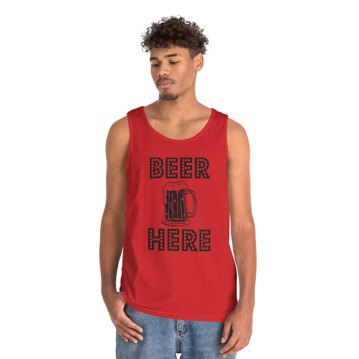 Beer Here - Tank Top - Witty Twisters T-Shirts