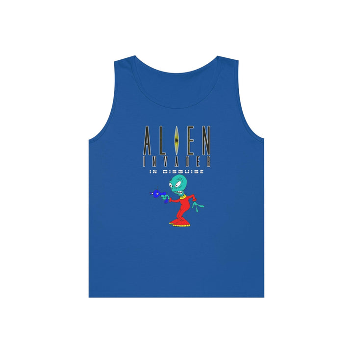 Alien Invader In Disguise - Tank Top - Witty Twisters T-Shirts