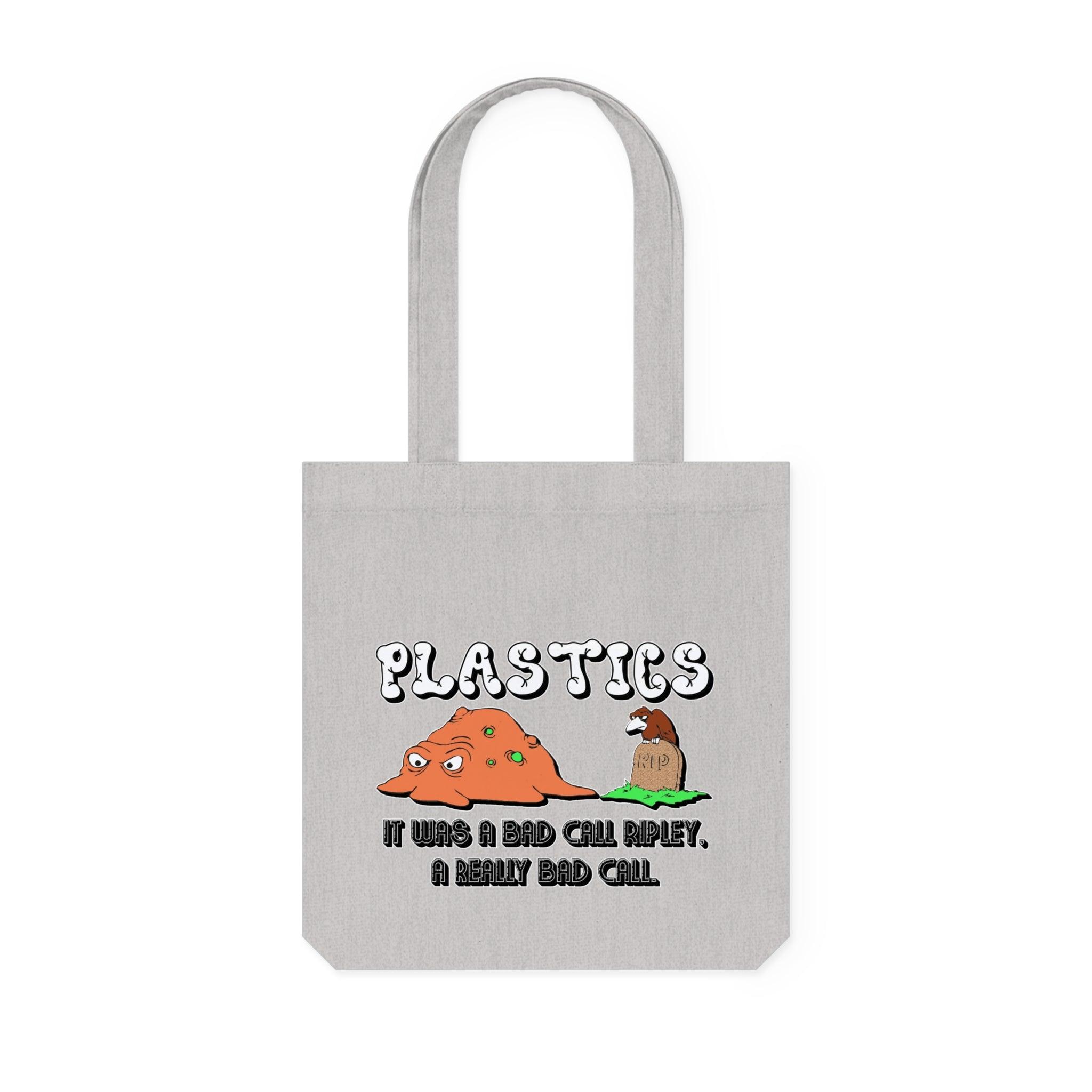 PLASTICS It was a bad call Ripley, a really bad call. - Woven Tote Bag - Witty Twisters Fashions