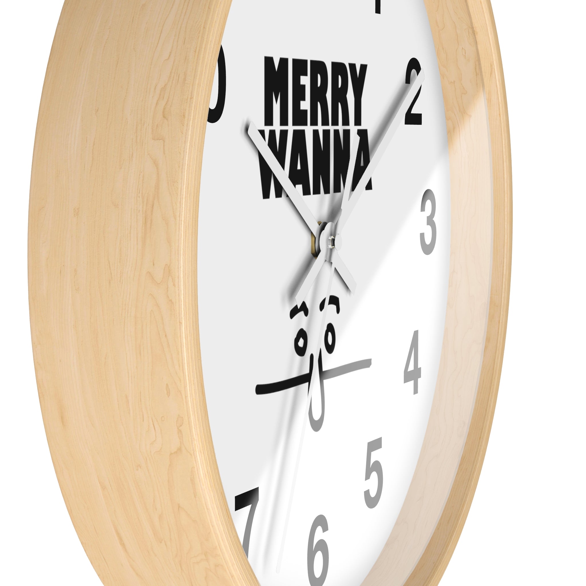 Merry Wanna - Wall Clock