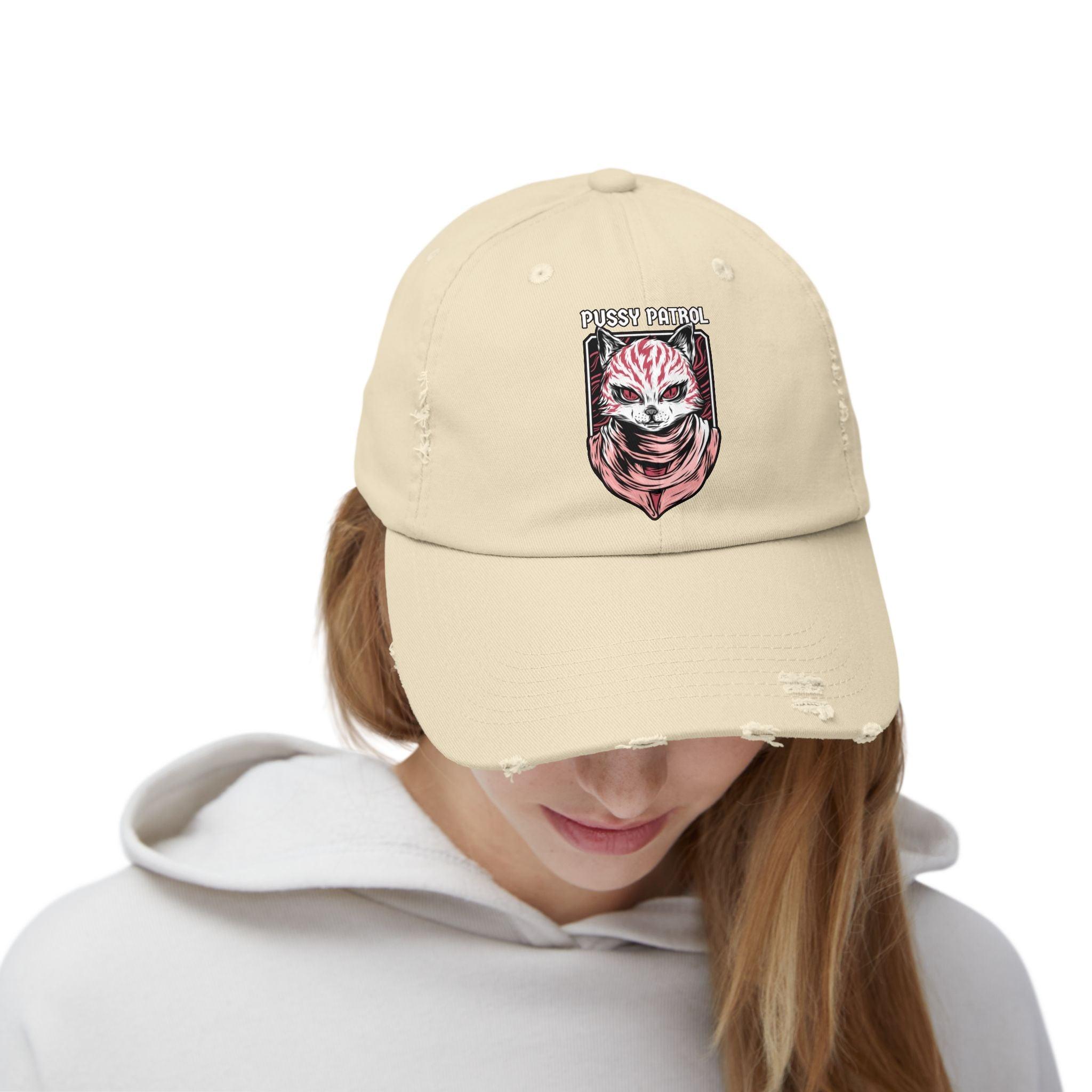 Pussy Patrol - Cotton Twill Distressed Baseball Cap