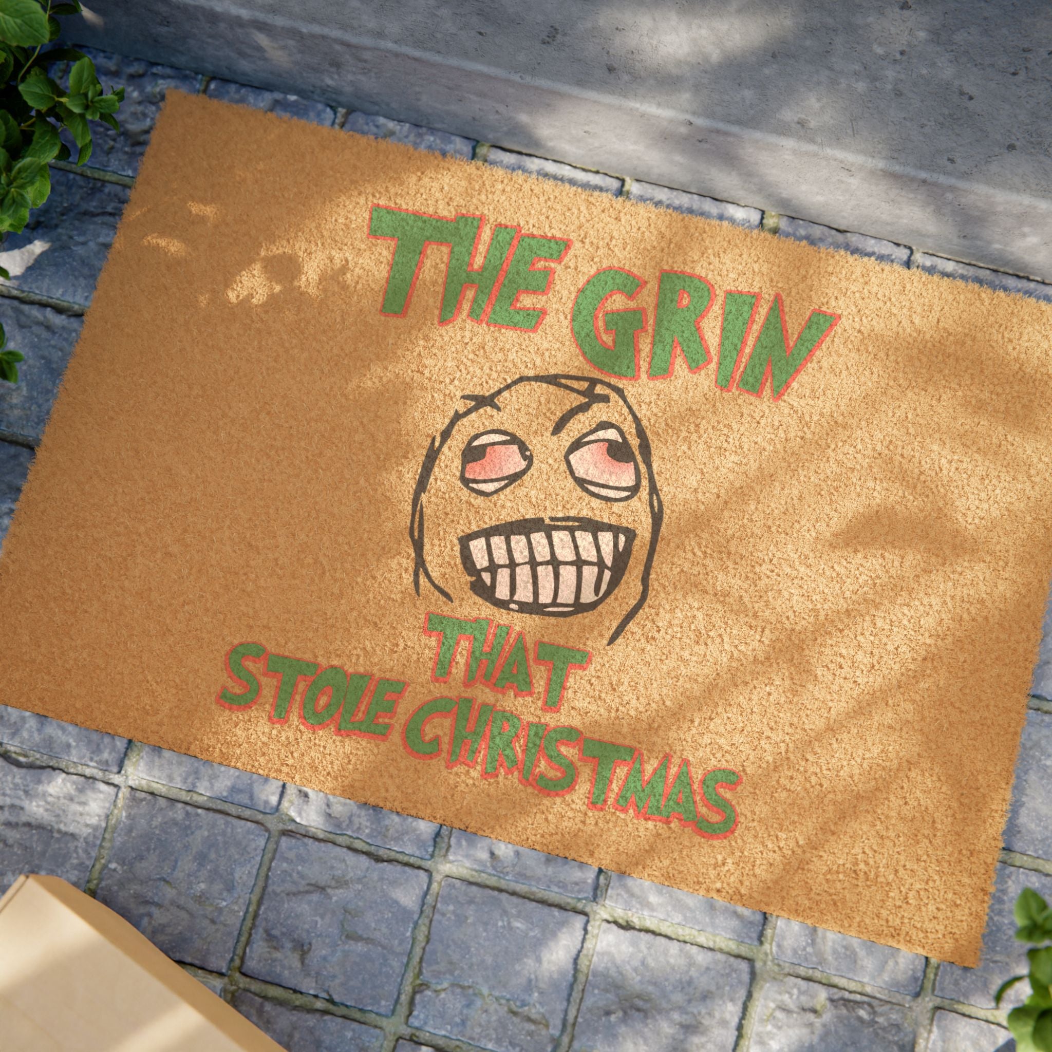 The Grin That Stole Christmas - Doormat