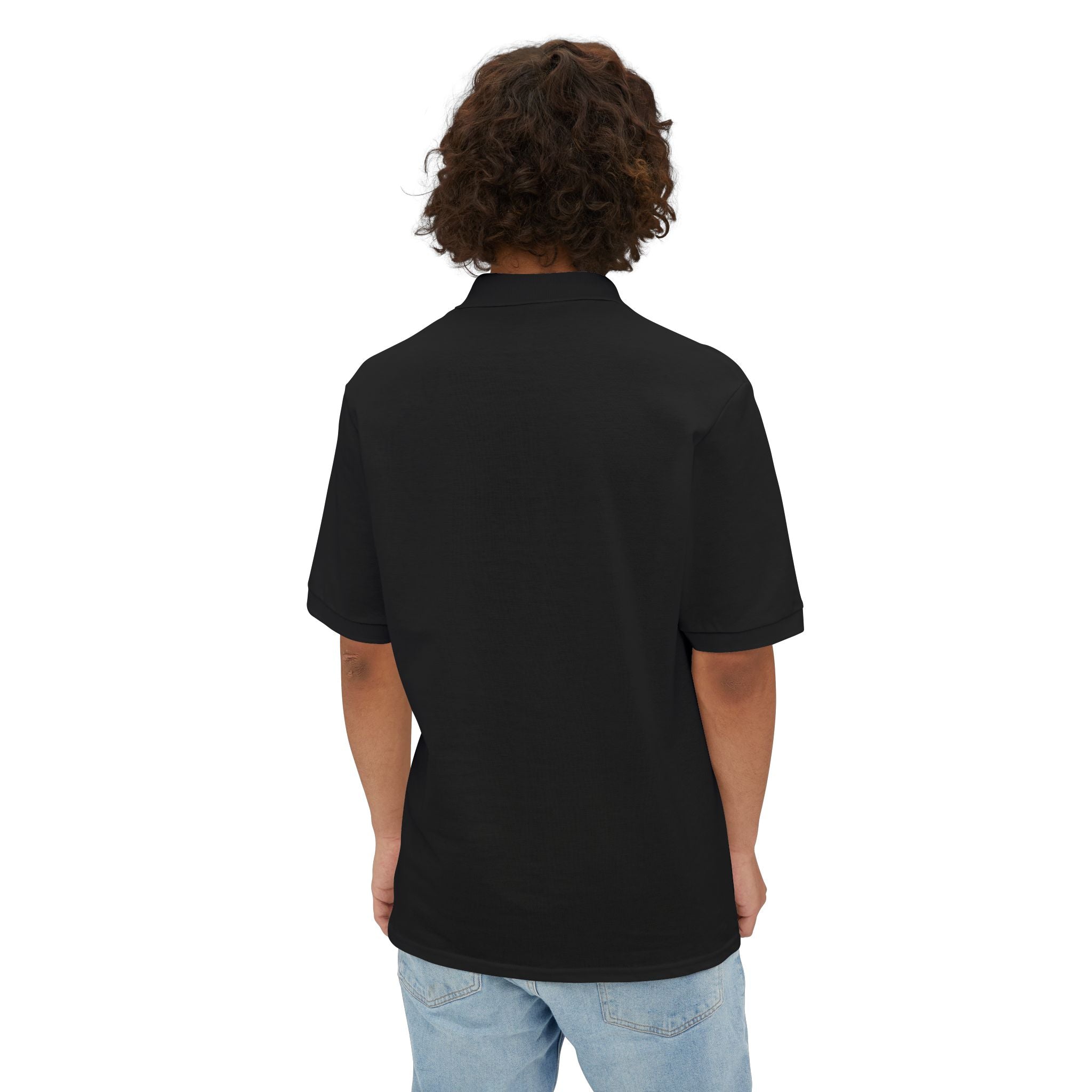 An elf by himself - Men's Piqué Polo Shirt