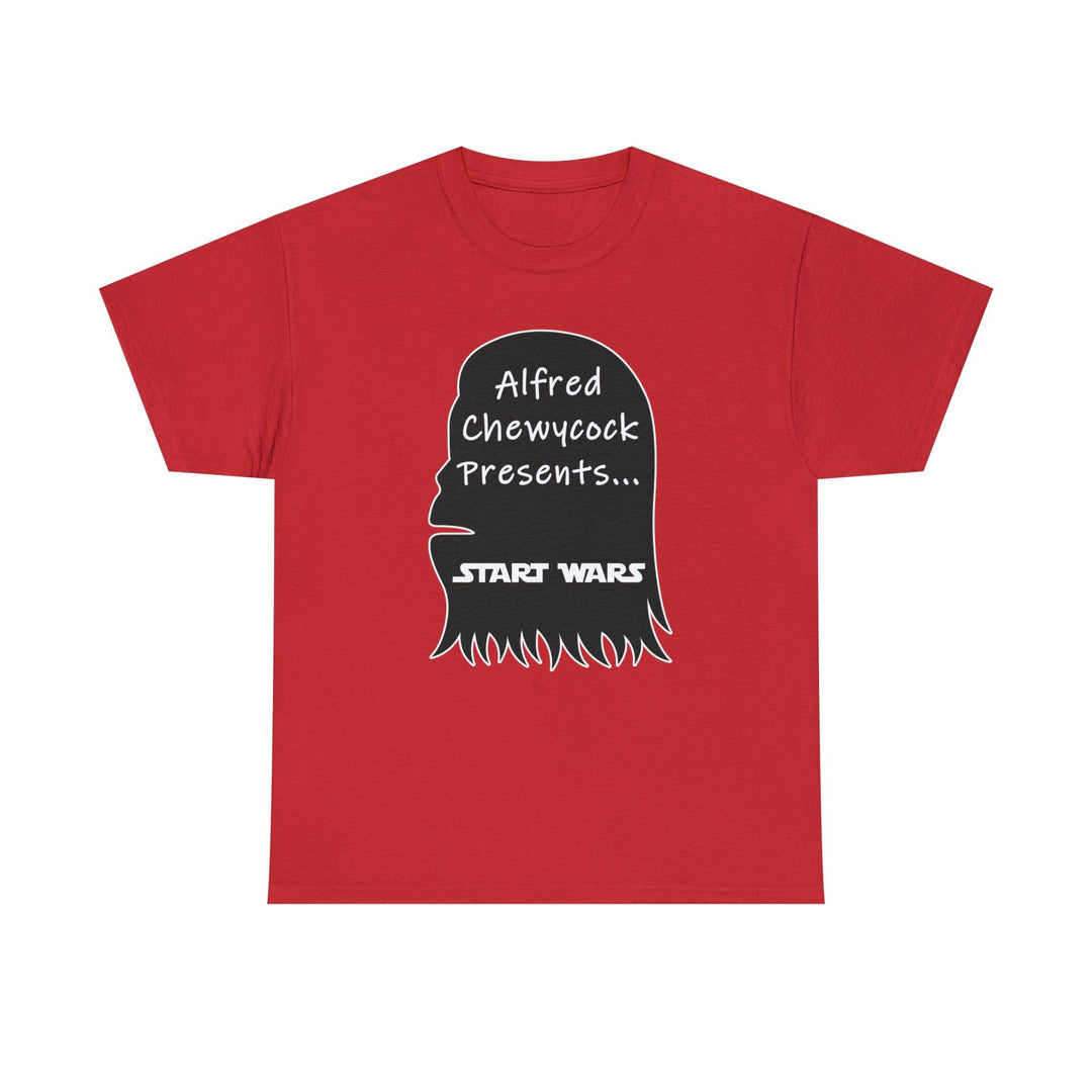 Alfred Chewycock Presents... Start Wars - Witty Twisters T-Shirts